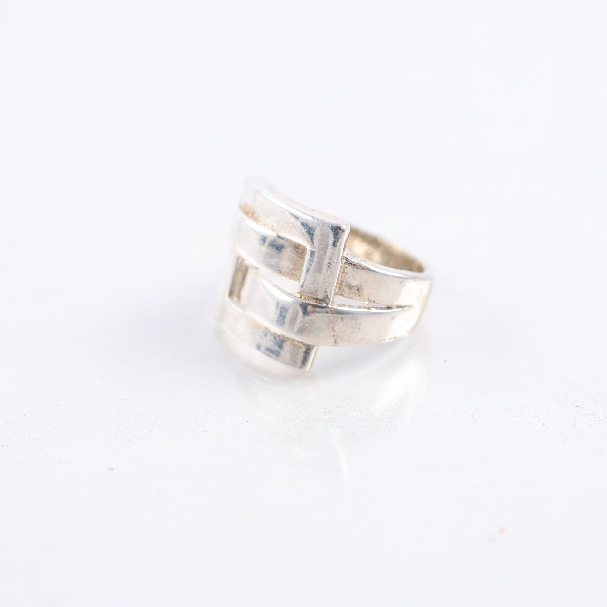 Ring, silver 925, modern form