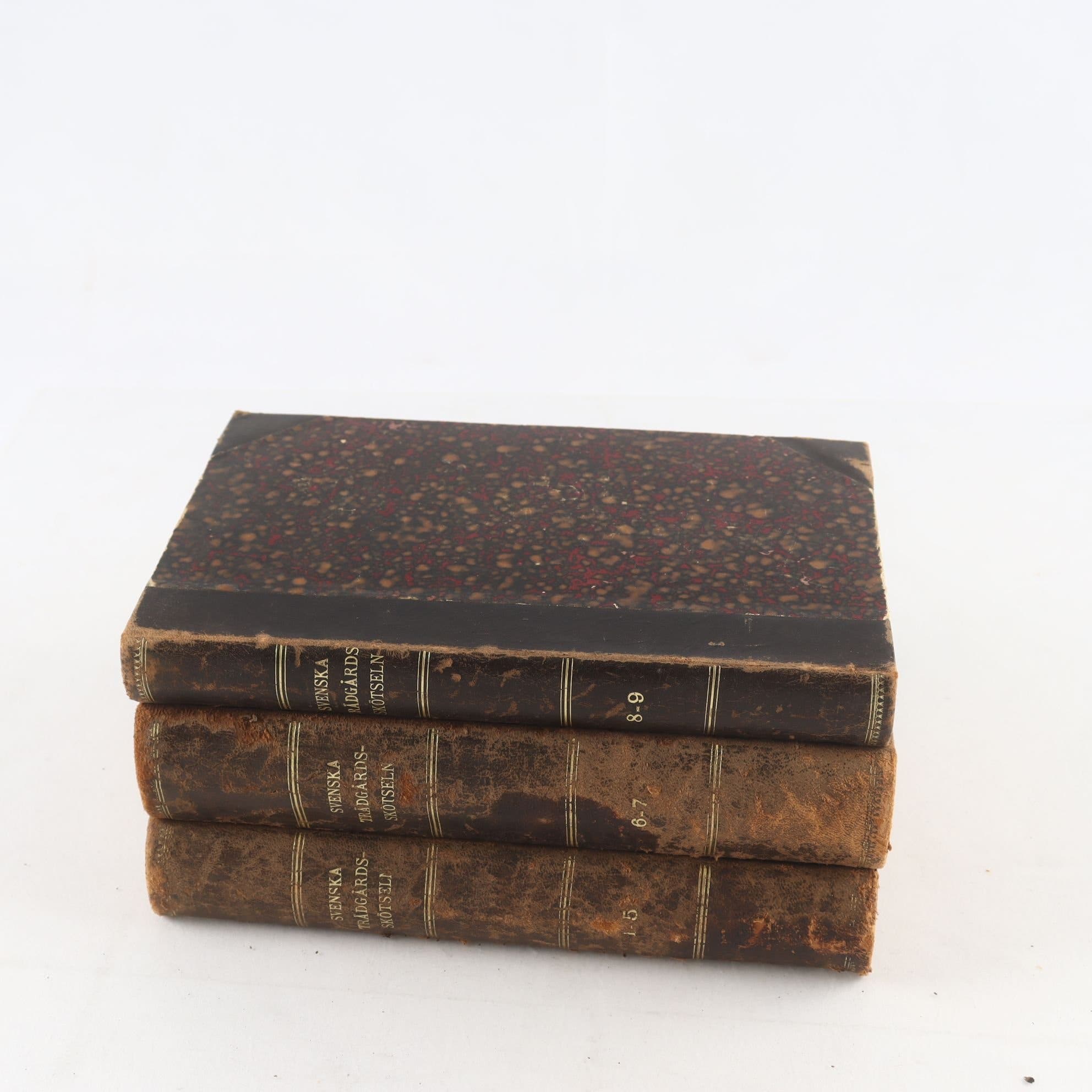 Handbok i svenska trädgårdsskötseln, Del 1-9 i tre band (1894-1901)