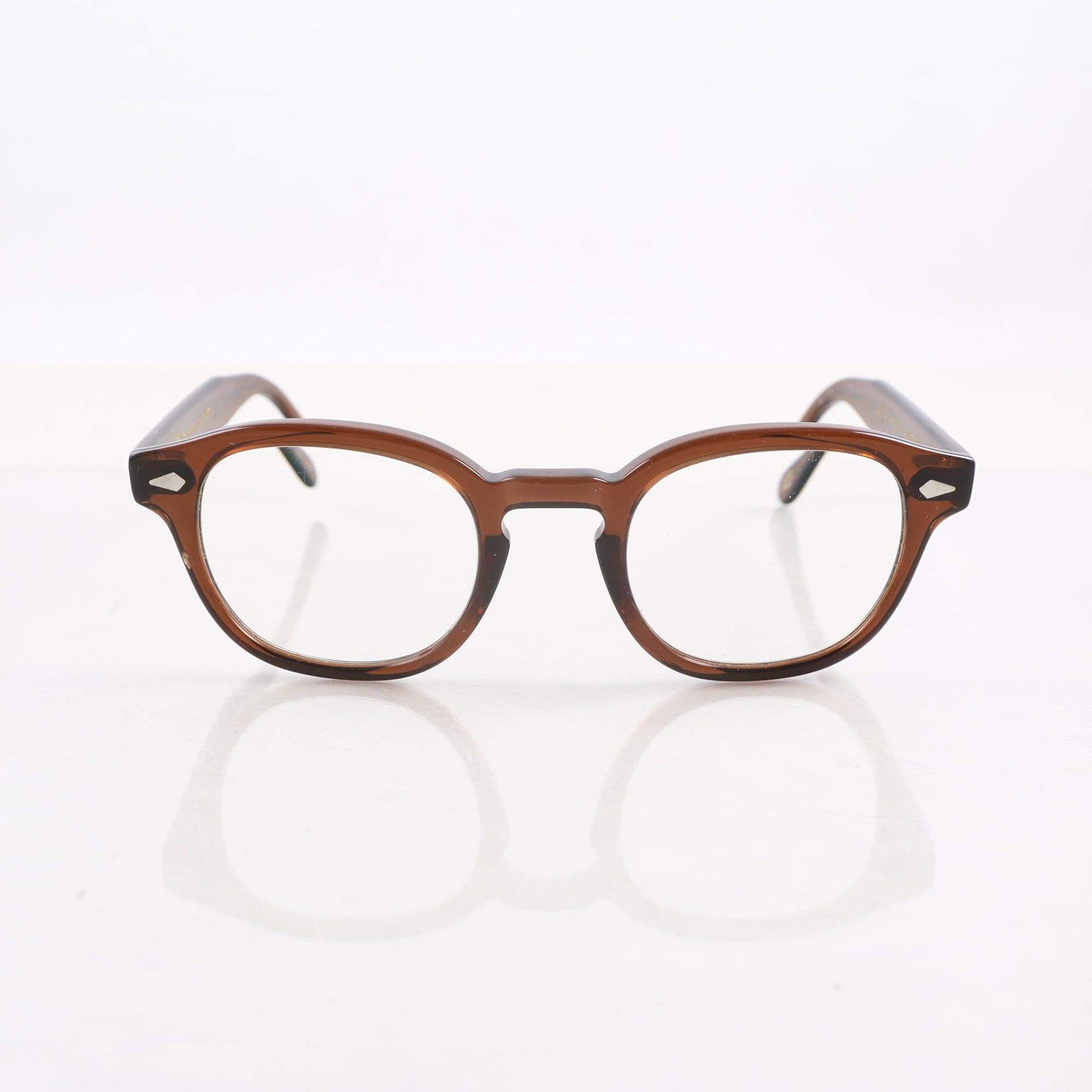 Glasögonbågar, acetat, Moscot Lemtosh, bruna