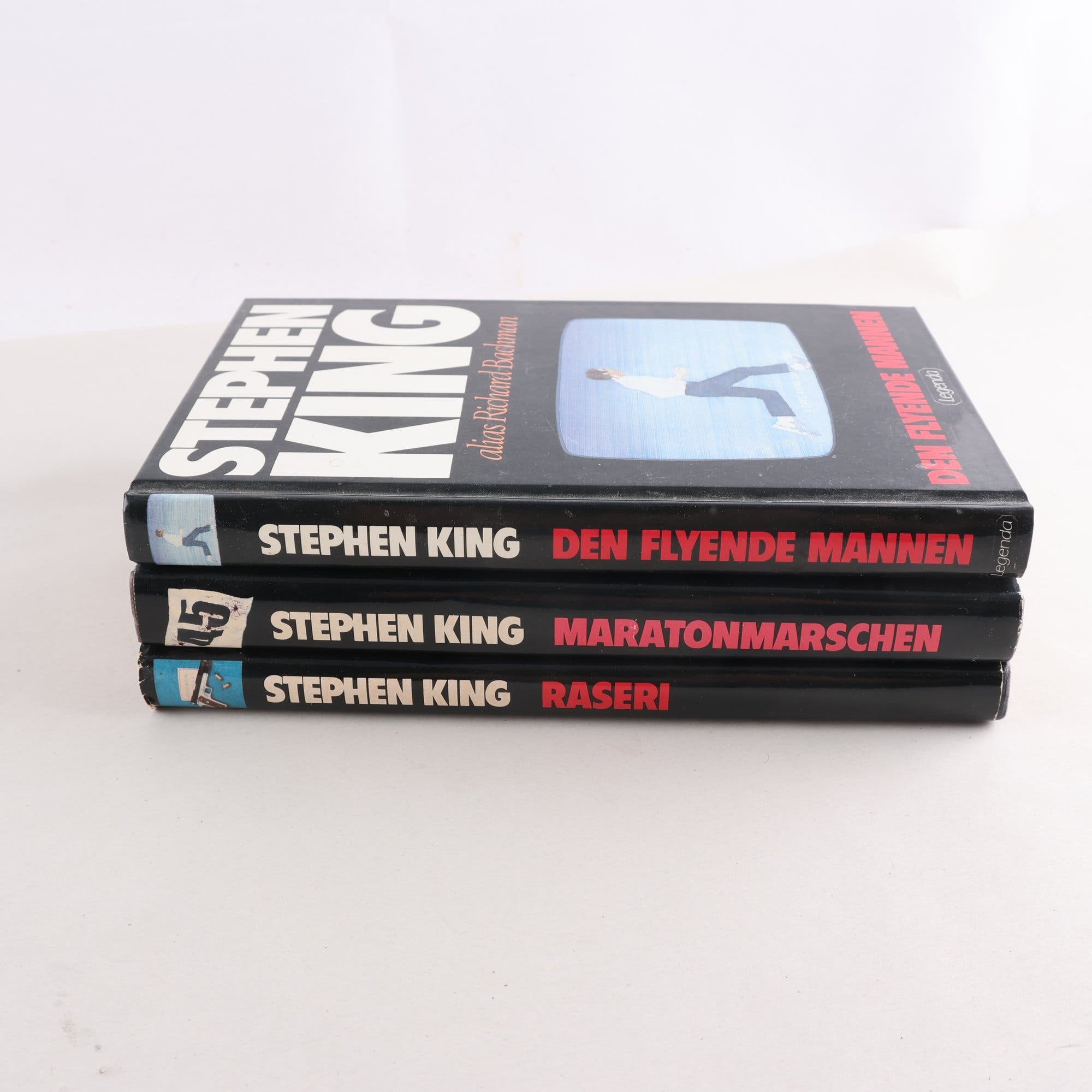 Stephen King alias Richard Bachman, bokpaket med 3 volymer