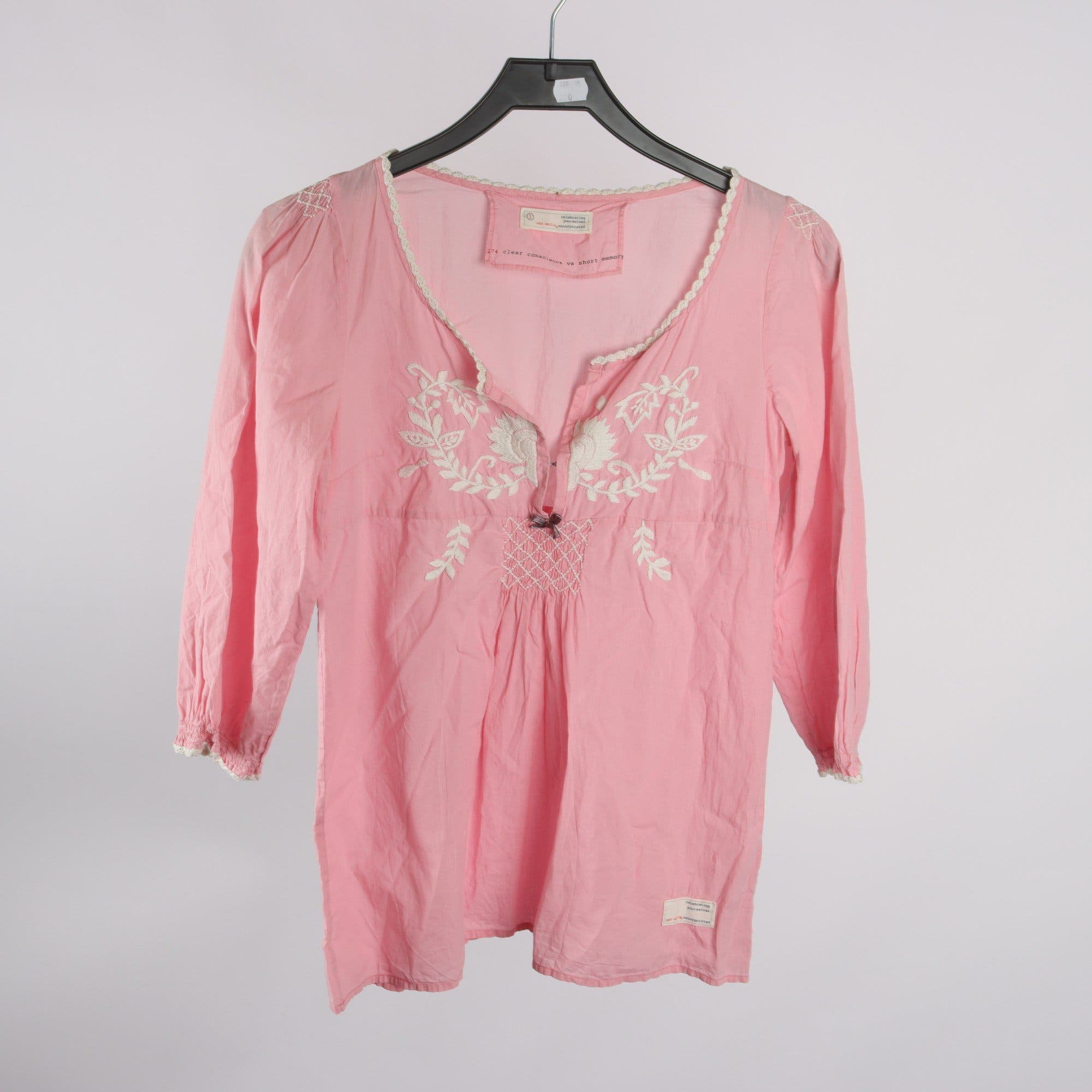Blus, Odd Molly, rosa, vit, stl. S.