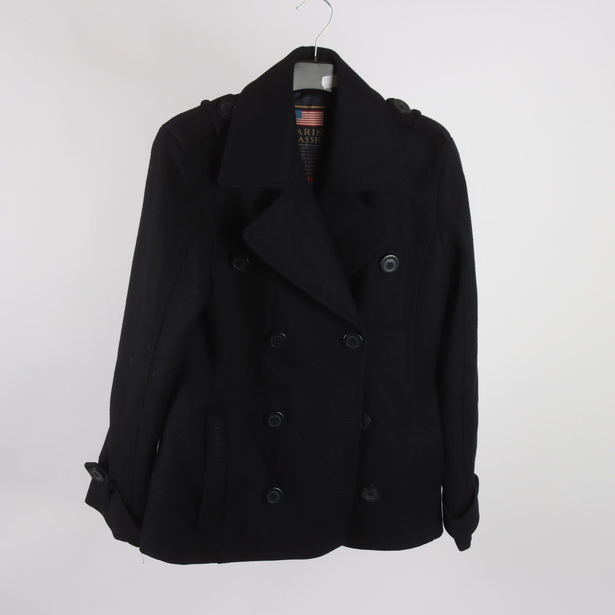 Jacka, Sebago, blå, 70% ull, stl. L.