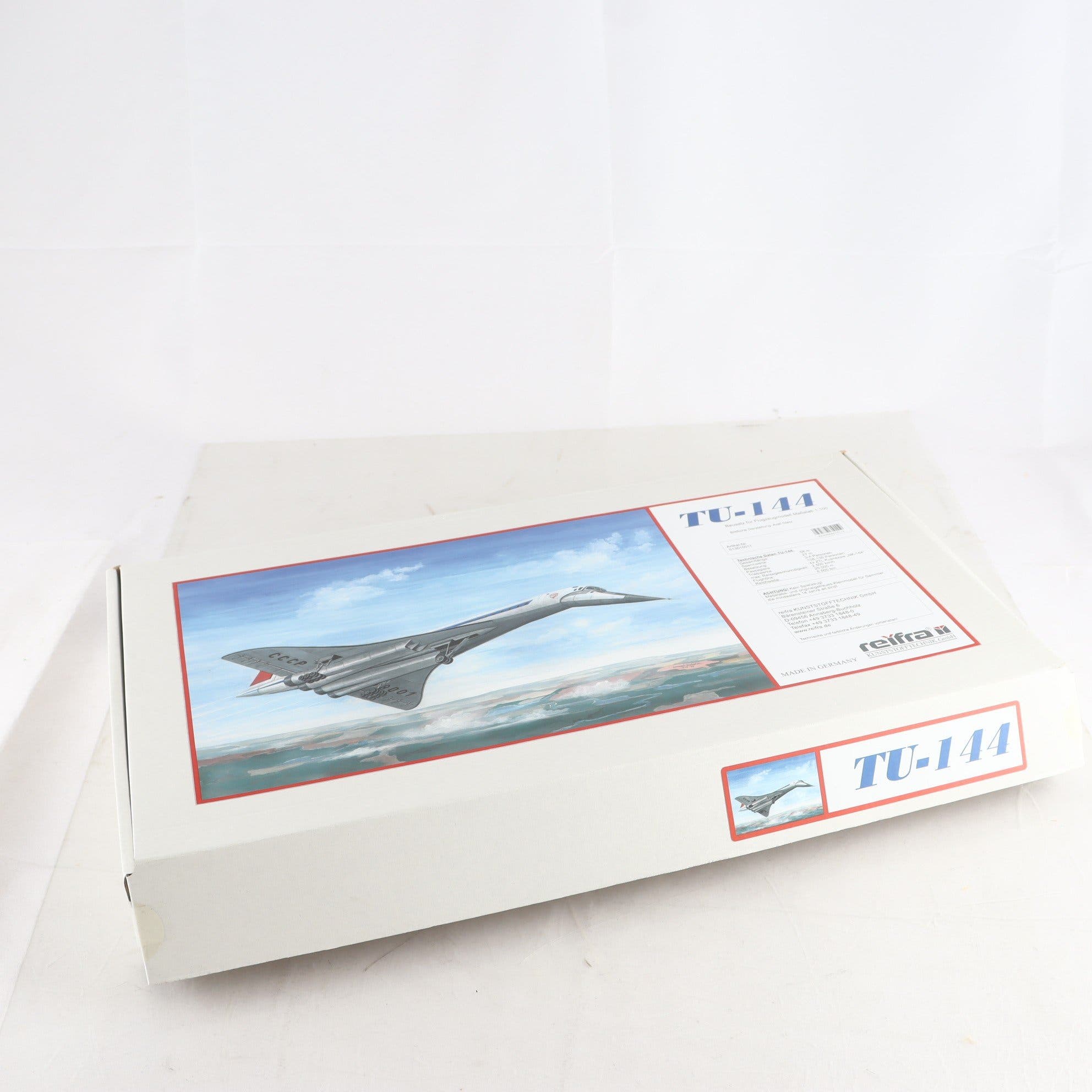 Byggsats, TU-144 flygplan, reifra. Samfraktas ej.