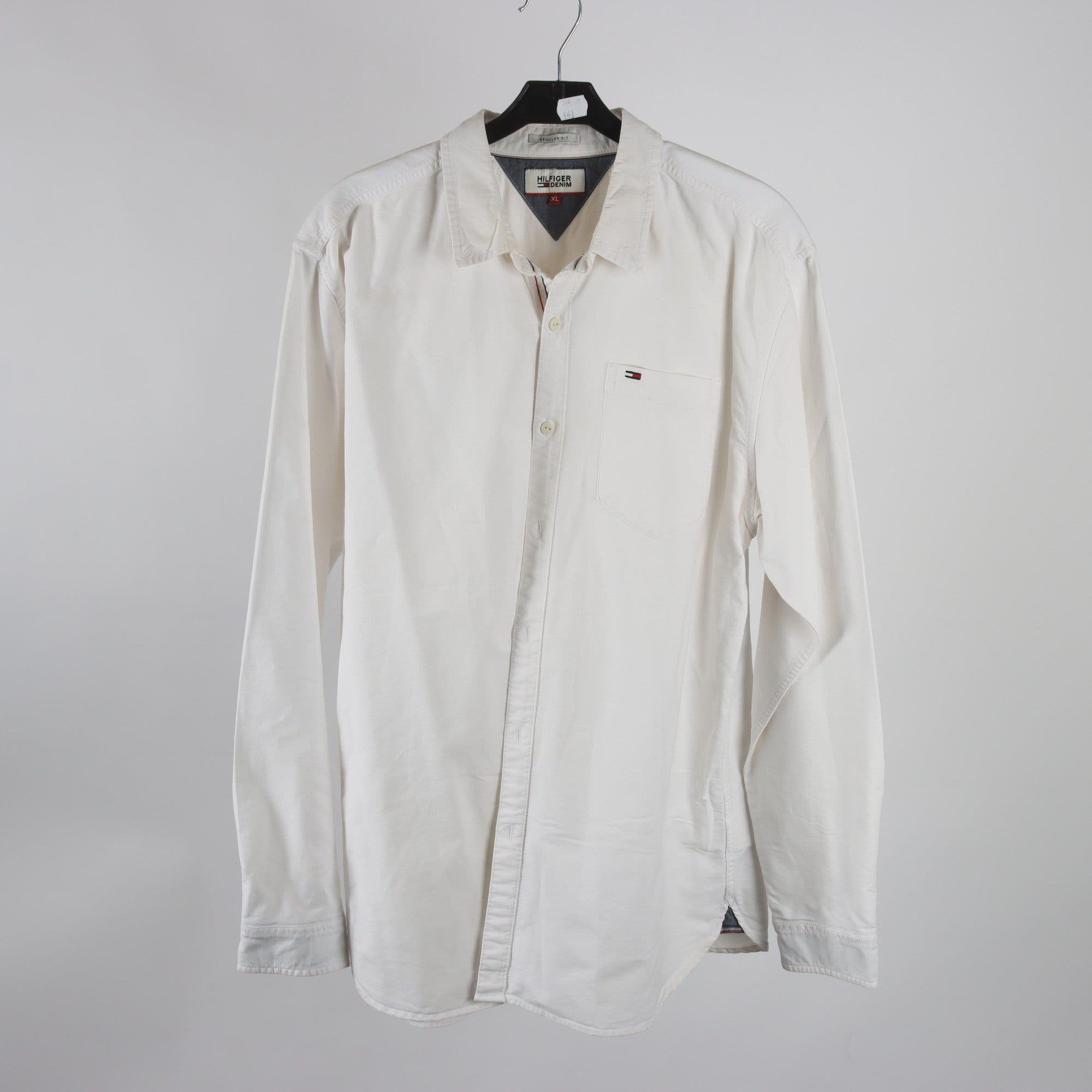 Skjorta, Hilfiger Denim, vit, stl. XL.