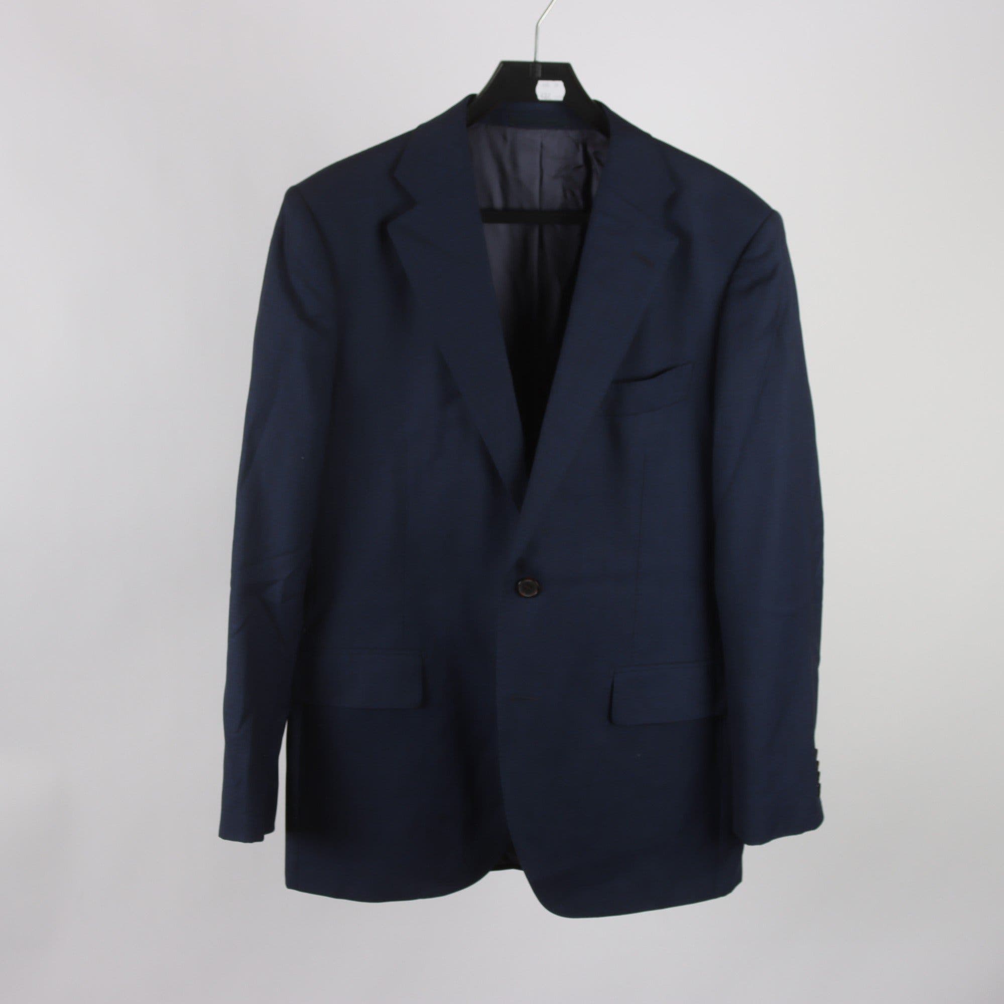 Kavaj, Suitsupply, blå, 100% ull, stl. 52.