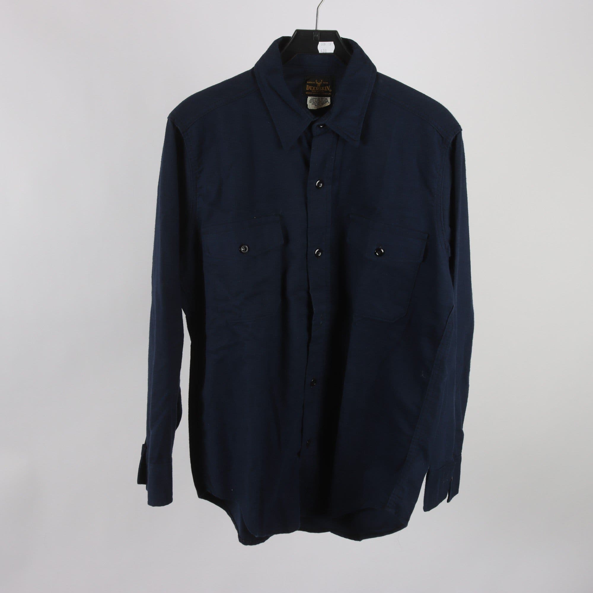 Skjorta, Deerskin, 2-pack, röd, blå, flanell, stl. L.