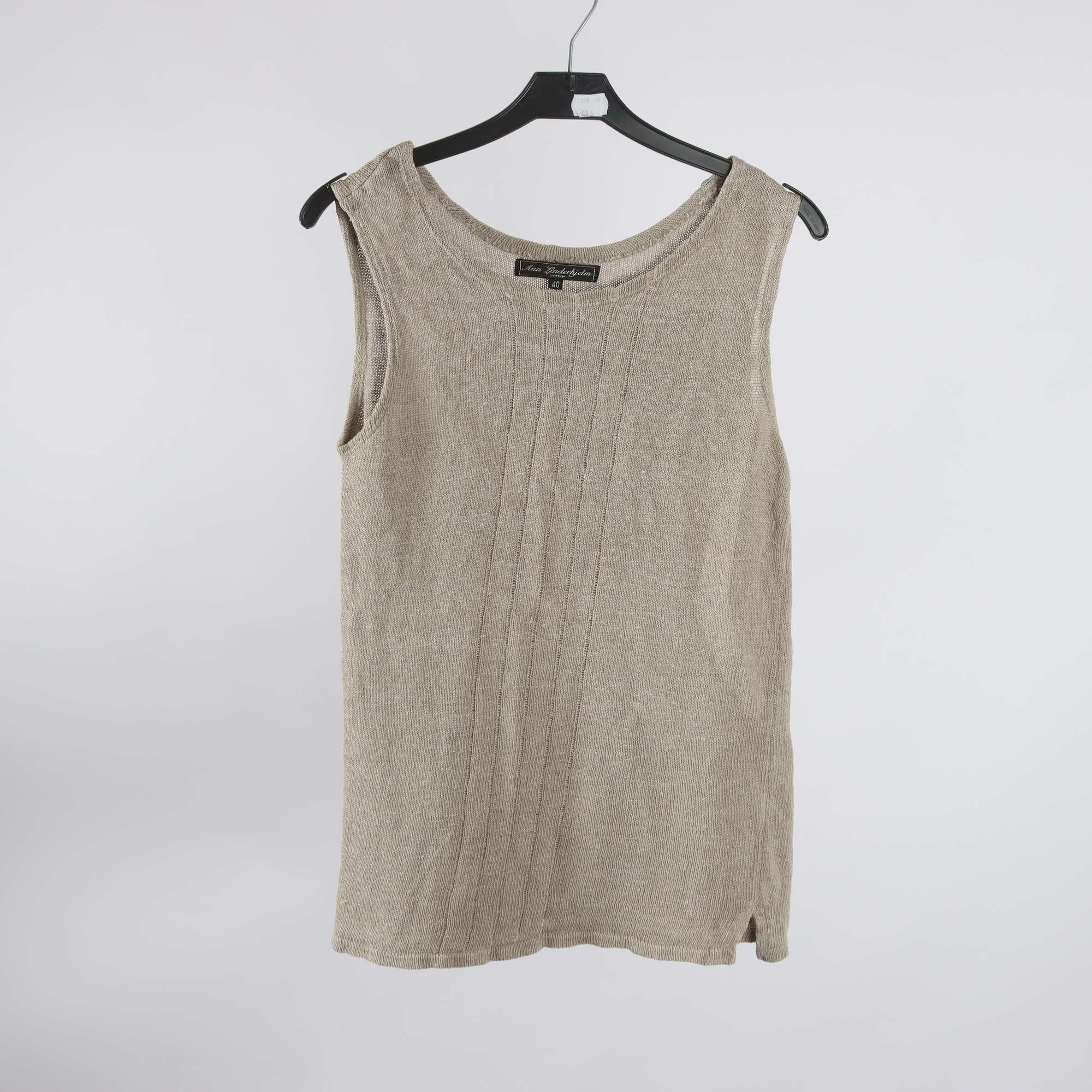 Linne, Ann Linderhjelm, beige, 70% lin, stl. 40.