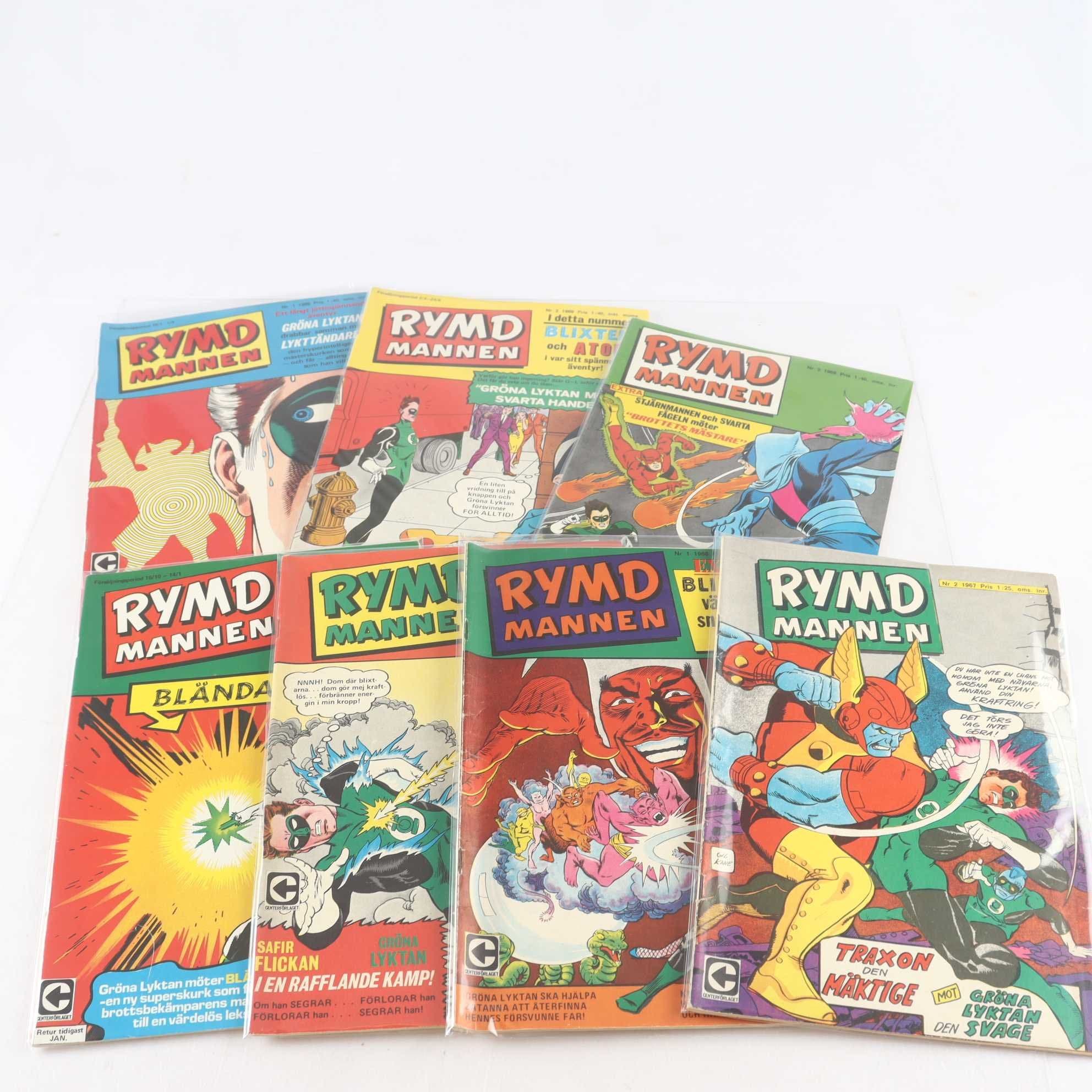 Rymdmannen, 7 nummer från åren 1967-1969