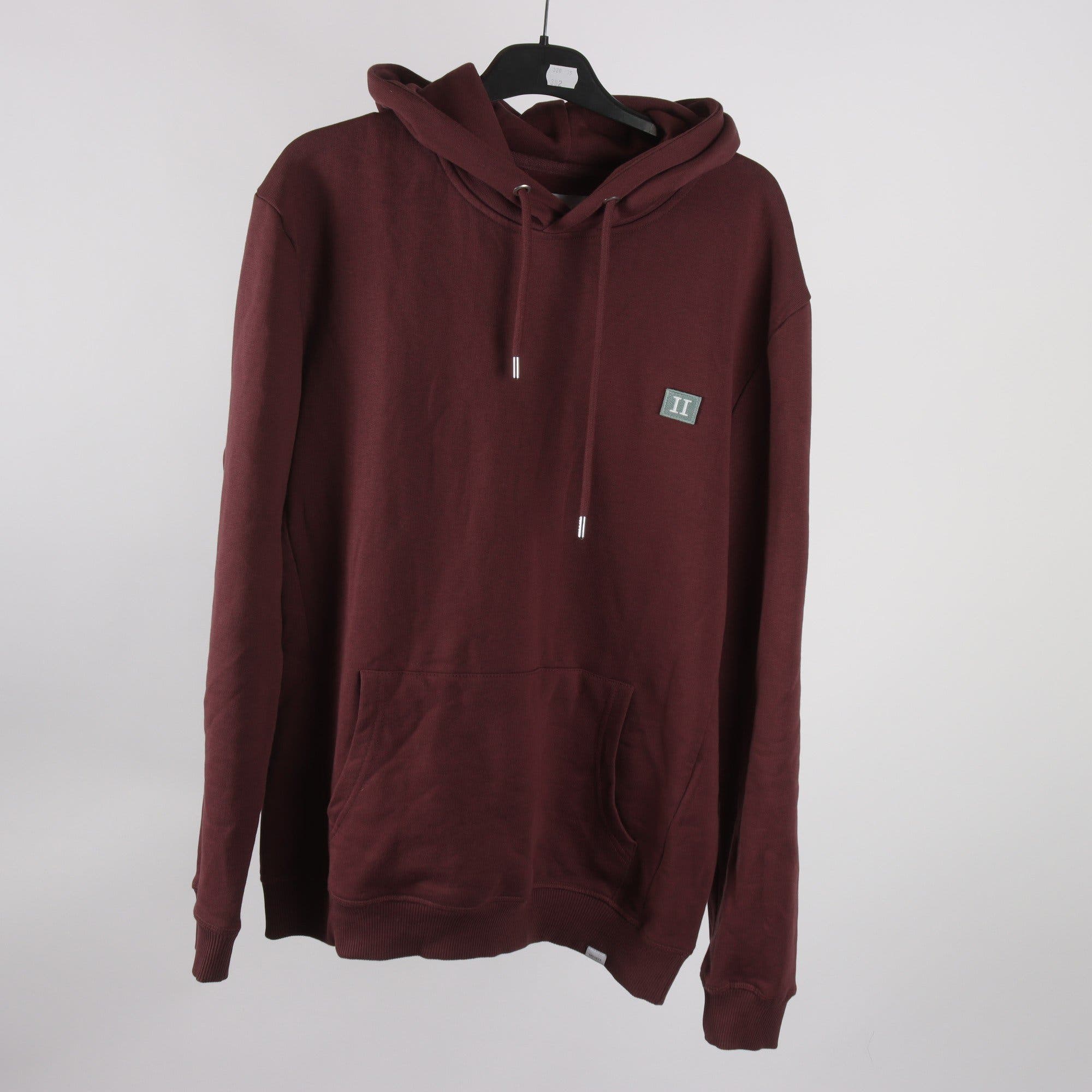 Hoodie, Les Deux, vinröd, stl. L.