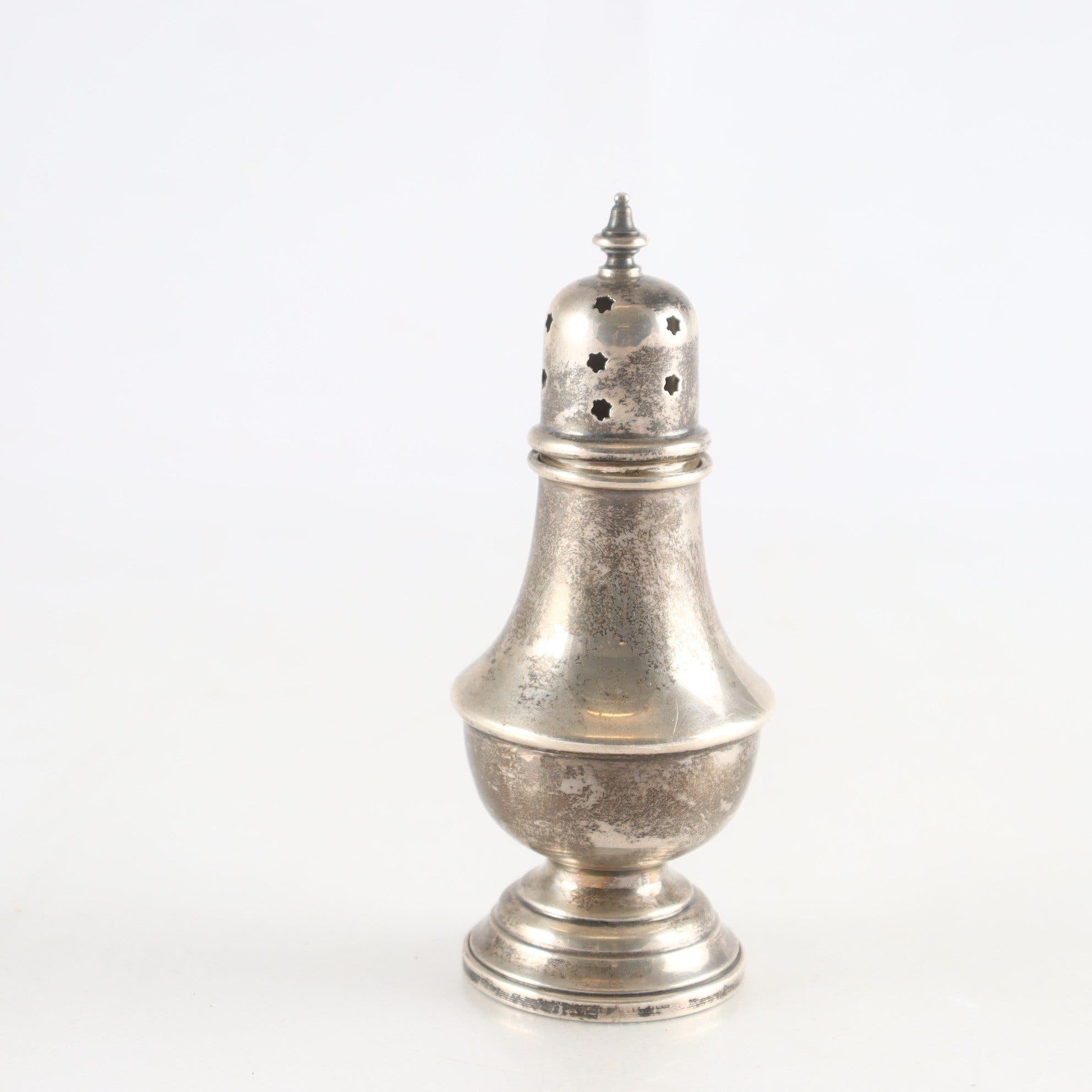 Sockerströare, silver, M & J, Birmingham, 1899
