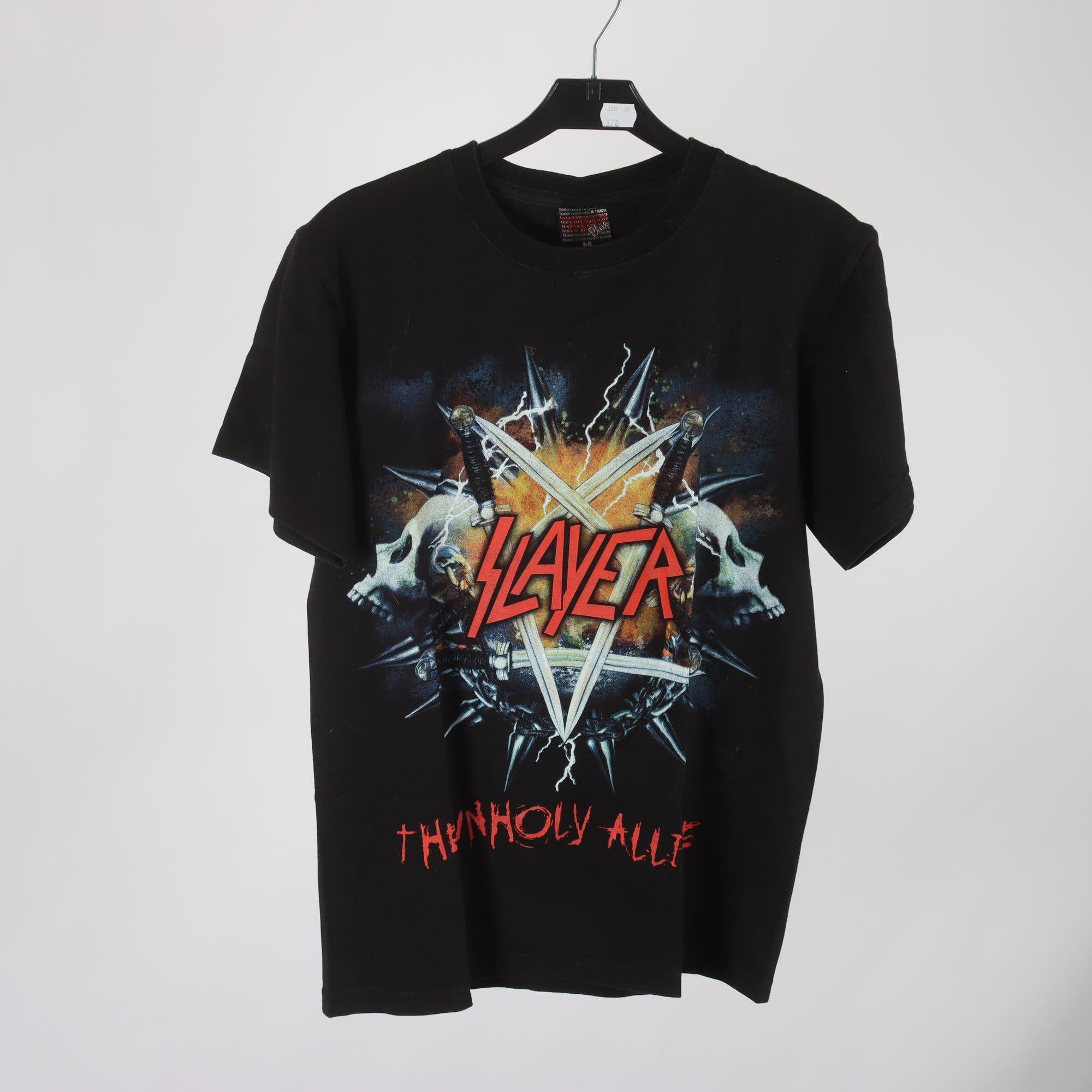 T-shirt, Zlayer, mönstrad, svart, stl. M.