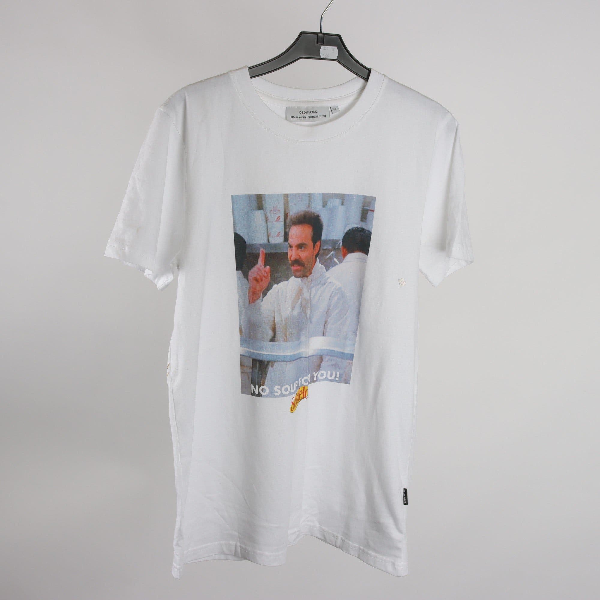 T-shirt, Dedicated, Seinfeld, vit, stl. S.