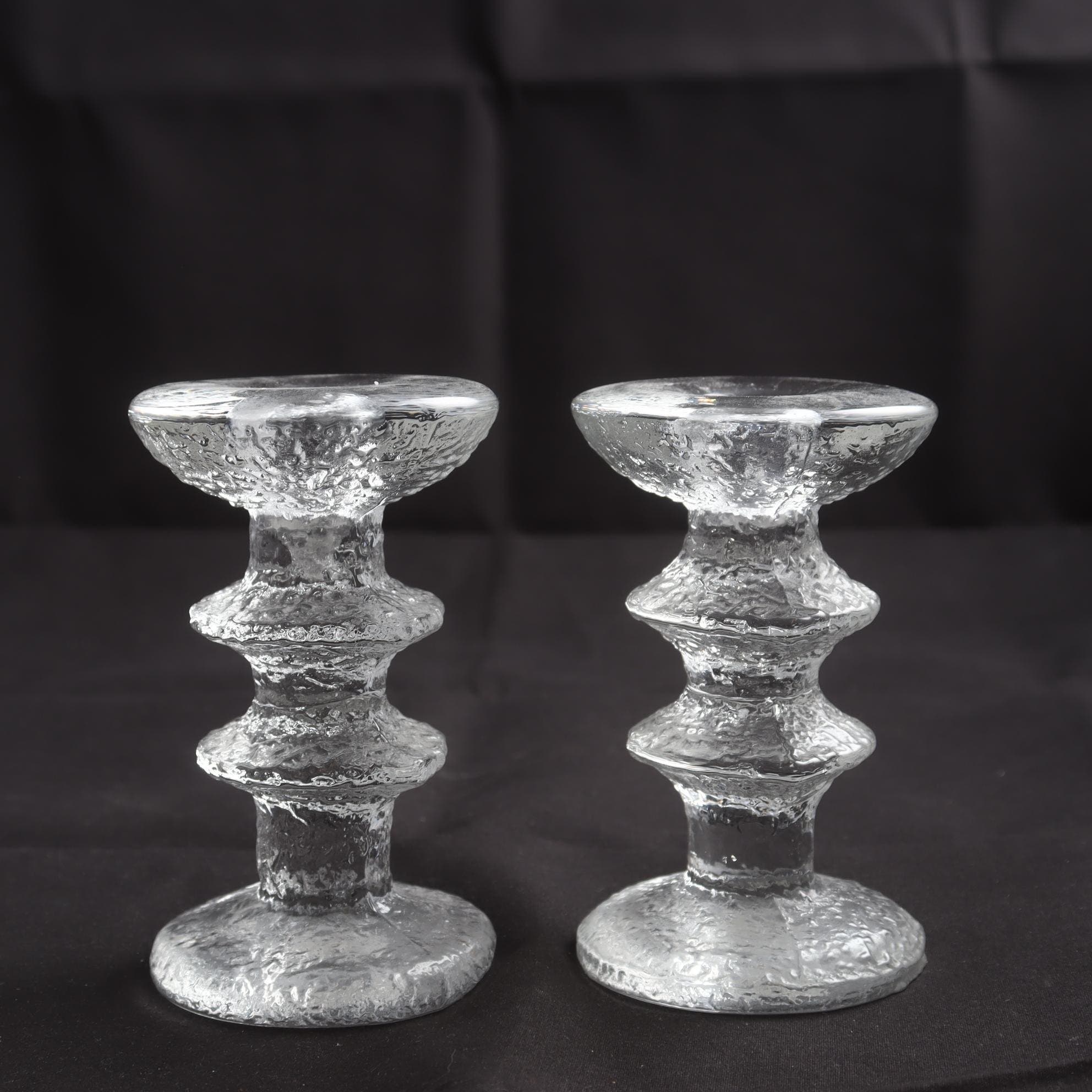 Ljusstakar, ett par, Festivo, Timo Sarpaneva, Iittala, monogramsignerade