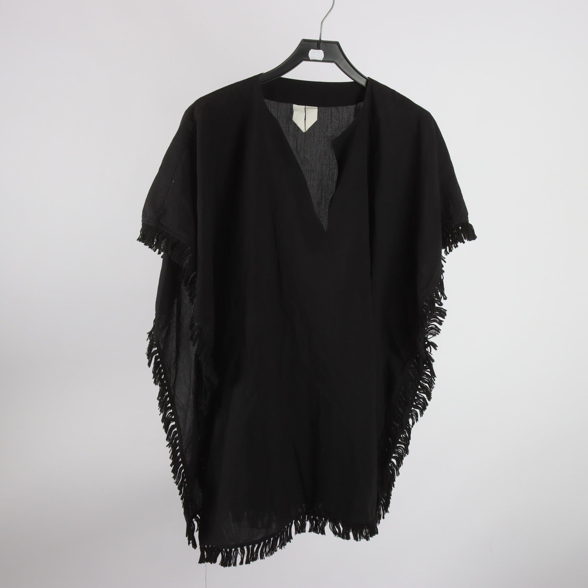 Blus/poncho, arket, svart, stl. one size.
