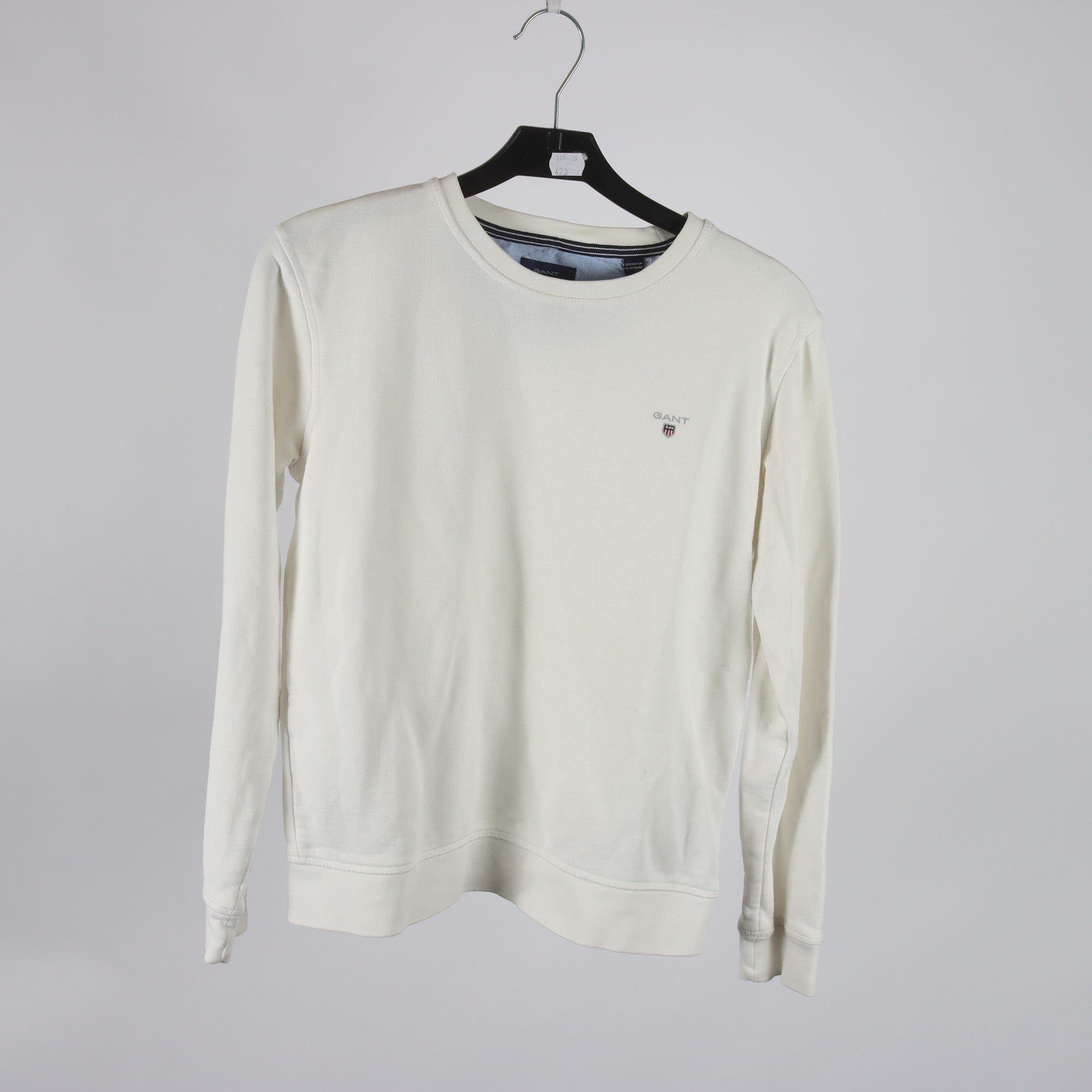 Sweatshirt, Gant, vit, stl. 158.
