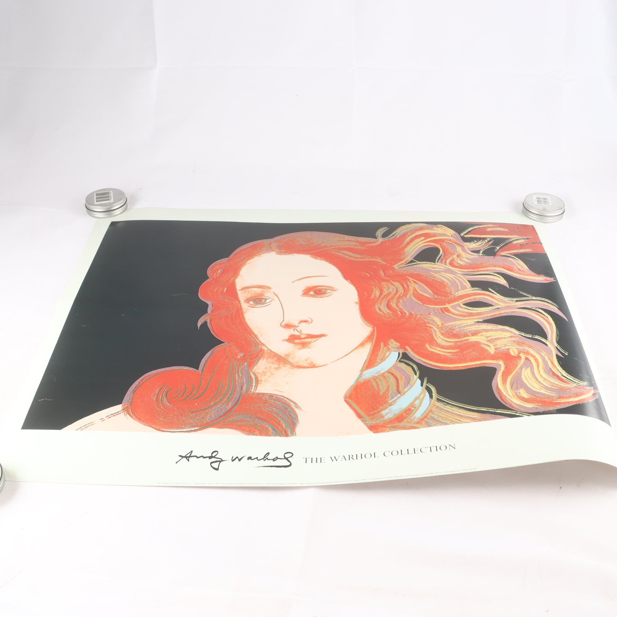 Poster, Venus födelse, Andy Warhol, The Warhol Collection, USA. Samfraktas ej.