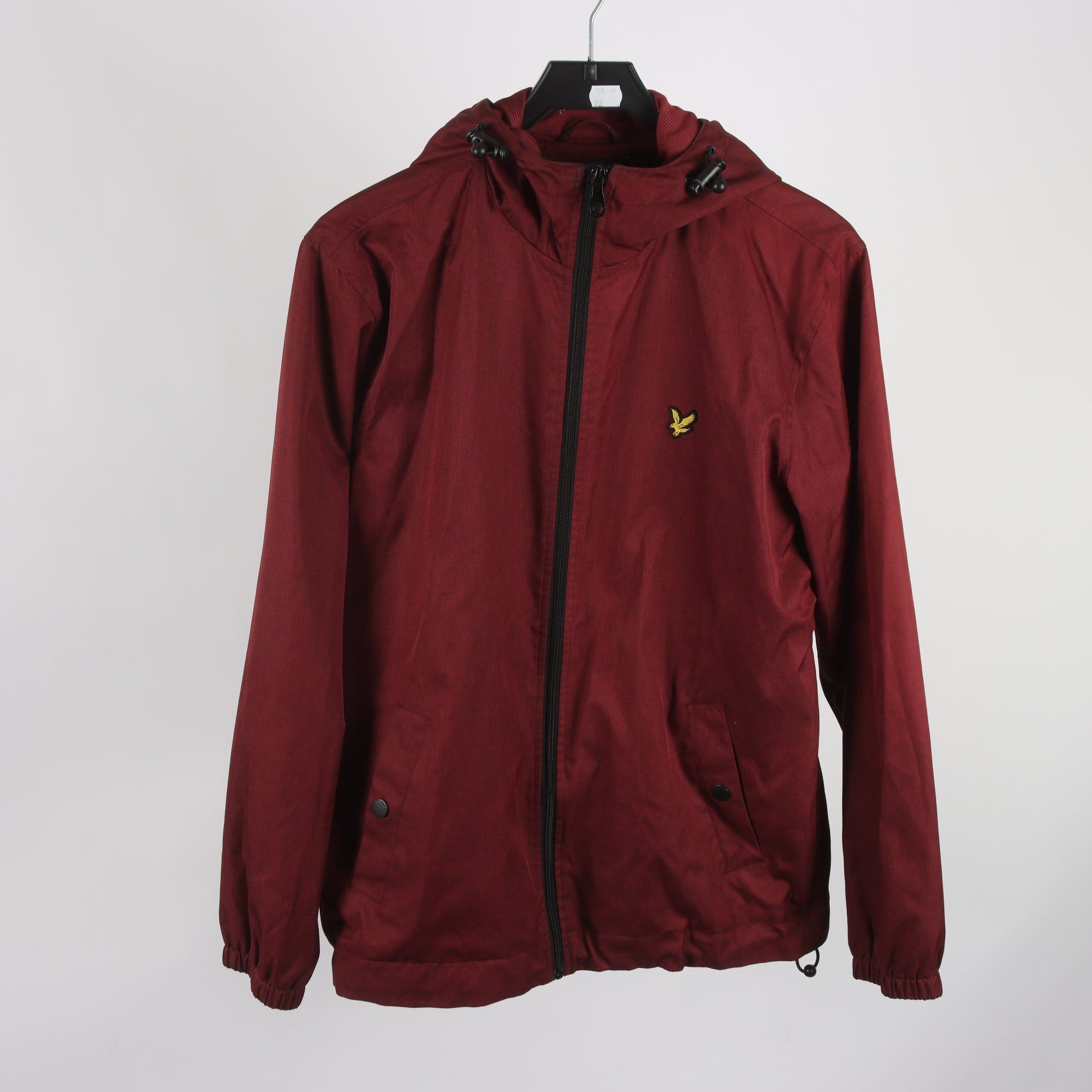Vindjacka, Lyle & Scott, vinröd, stl. M.