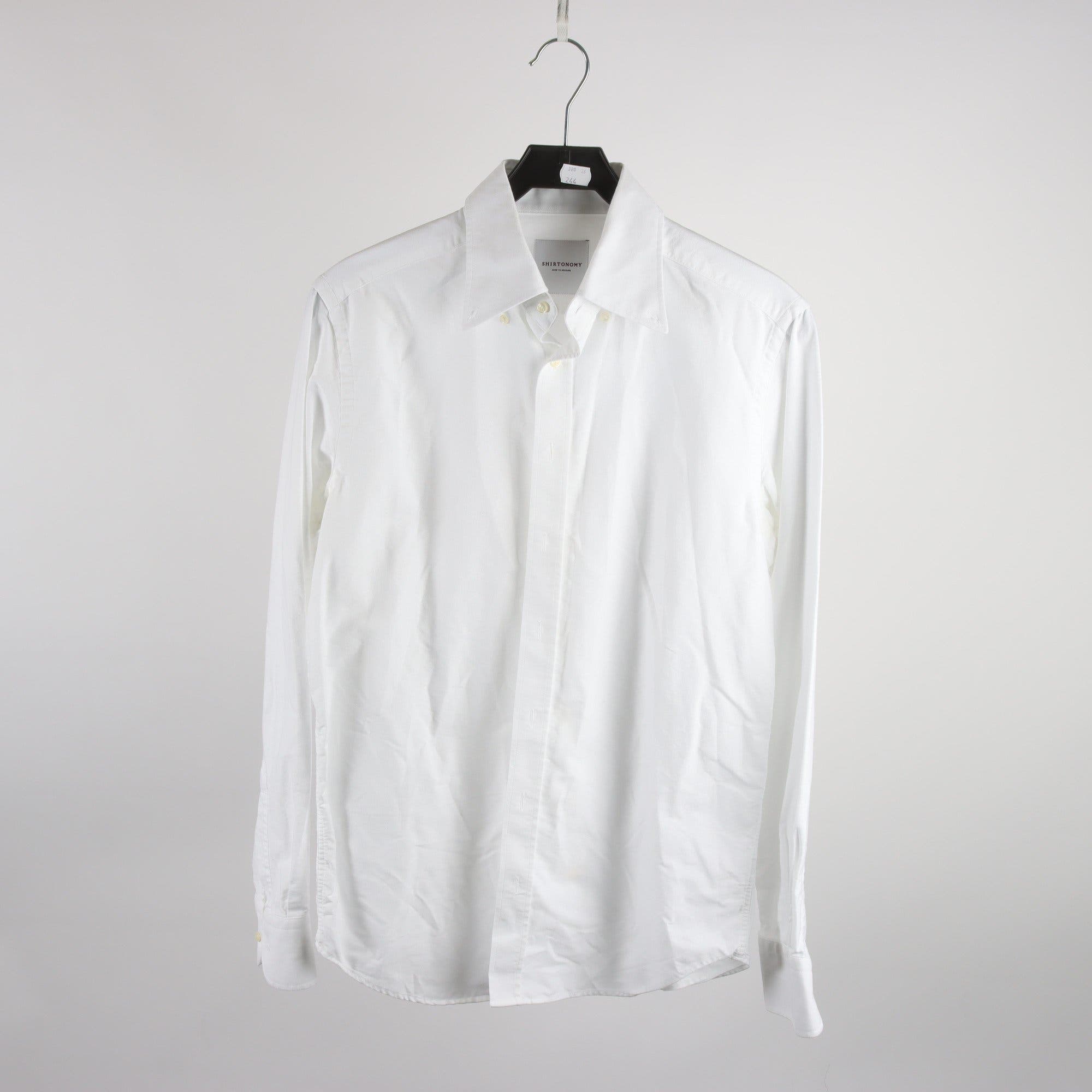 Skjorta, Shirtonomy, vit, stl. ca. S/M.