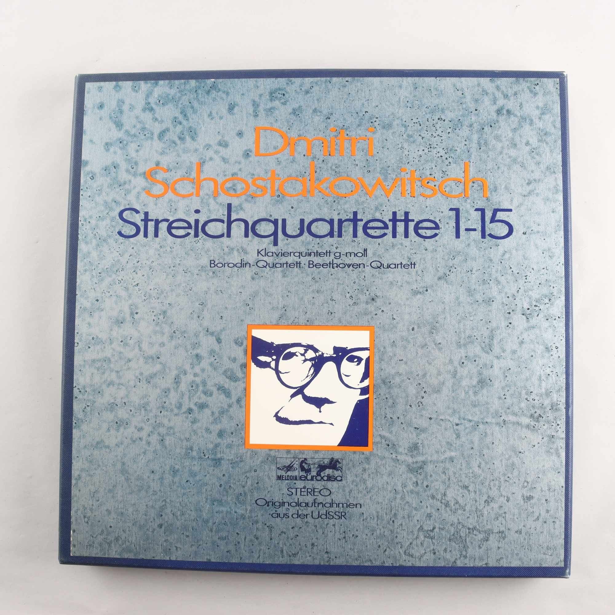 LP Dmitri Schostawitsch, Streichquartette 1-15, Klavierquintette G-Moll Op. 57
