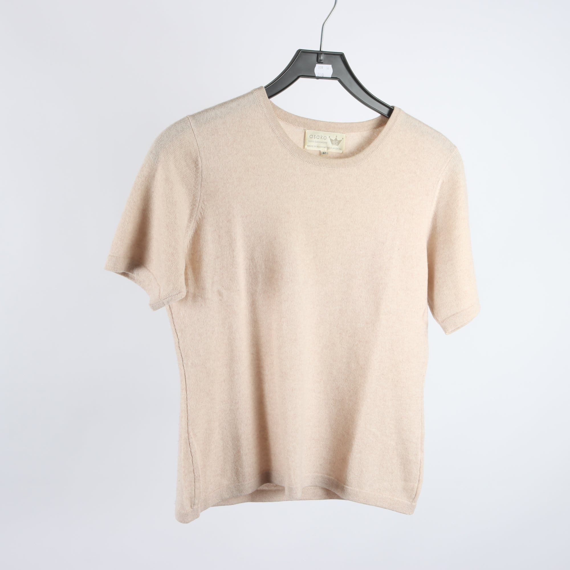 Tröja, Asako, beige, 100% cashmere, stl. 42.