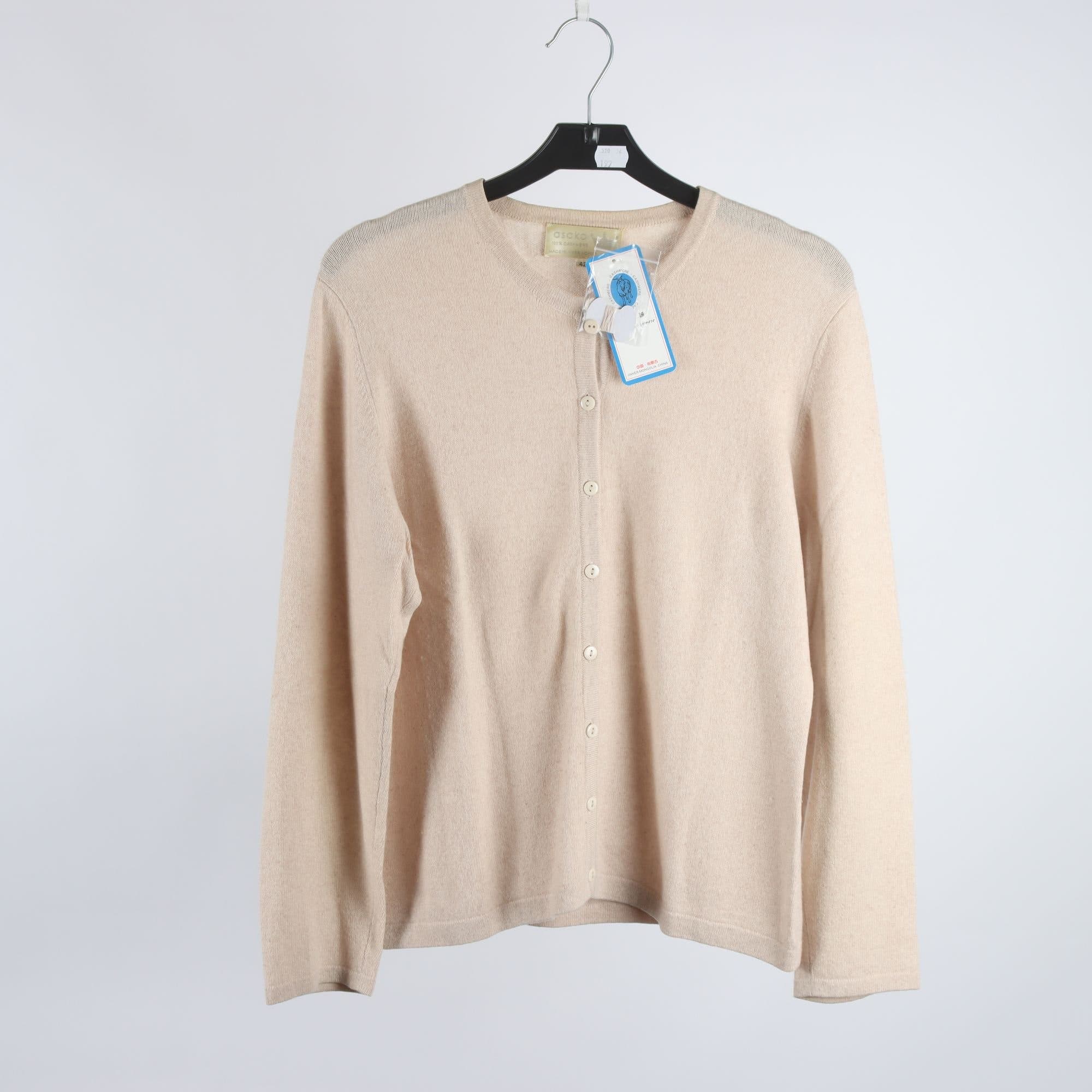 Kofta, Asako, beige, 100% cashmere, stl. 42.