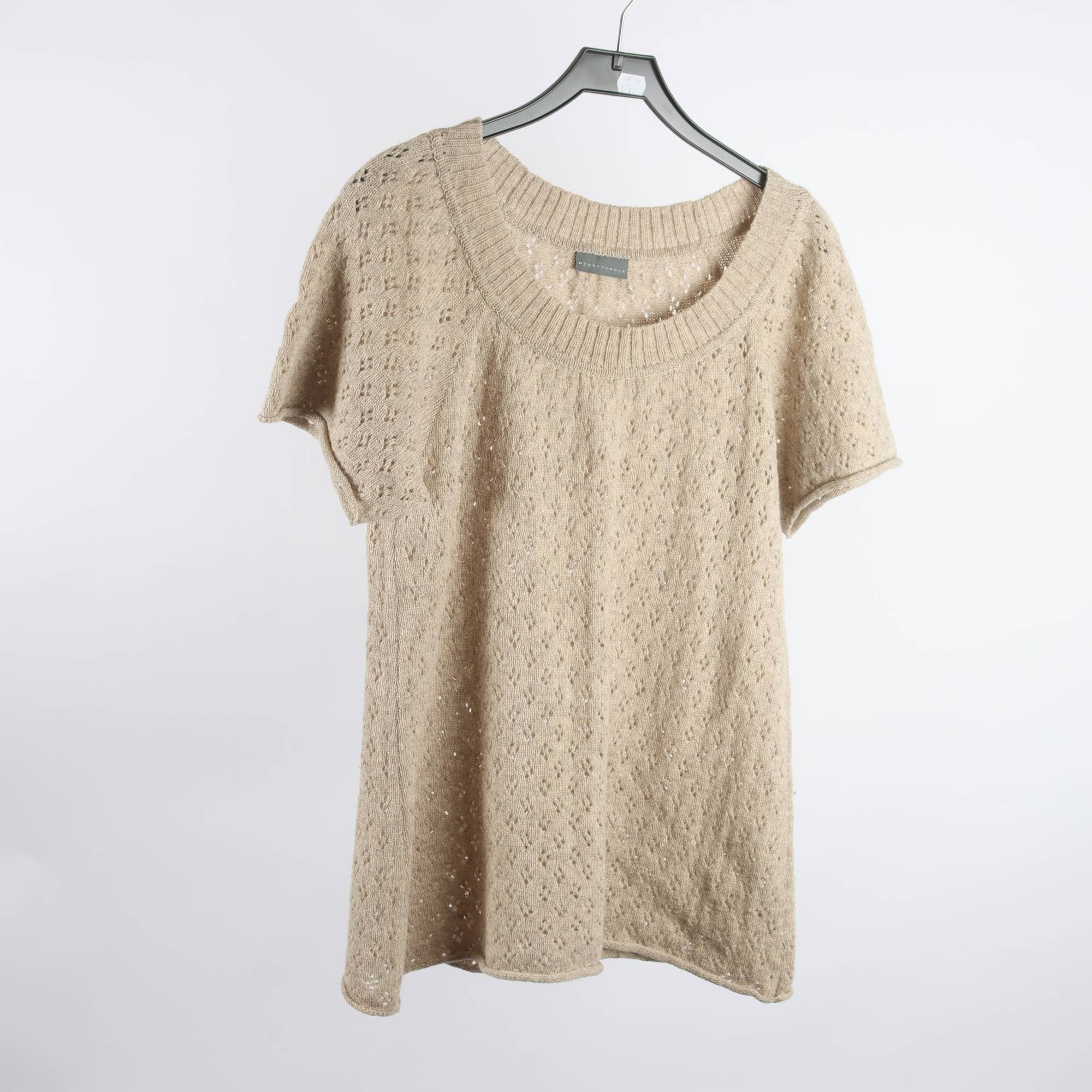 Tröja, Nygårdsanna, beige, 100% ull, stl. M.