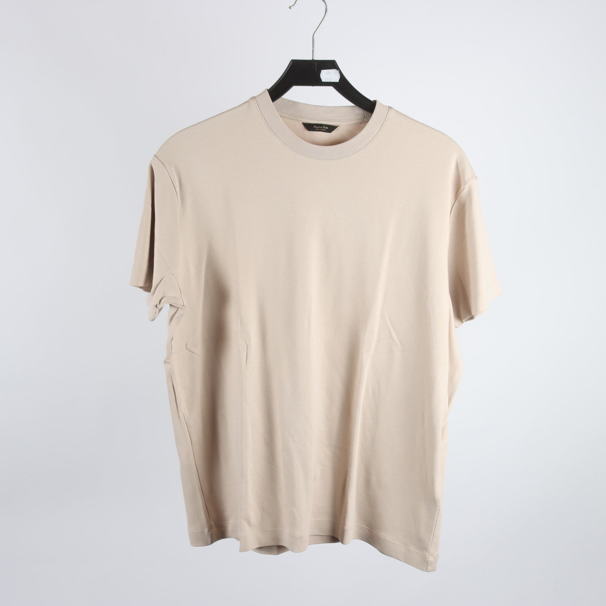 T-shirt, Massimo Dutti, beige, stl. M.