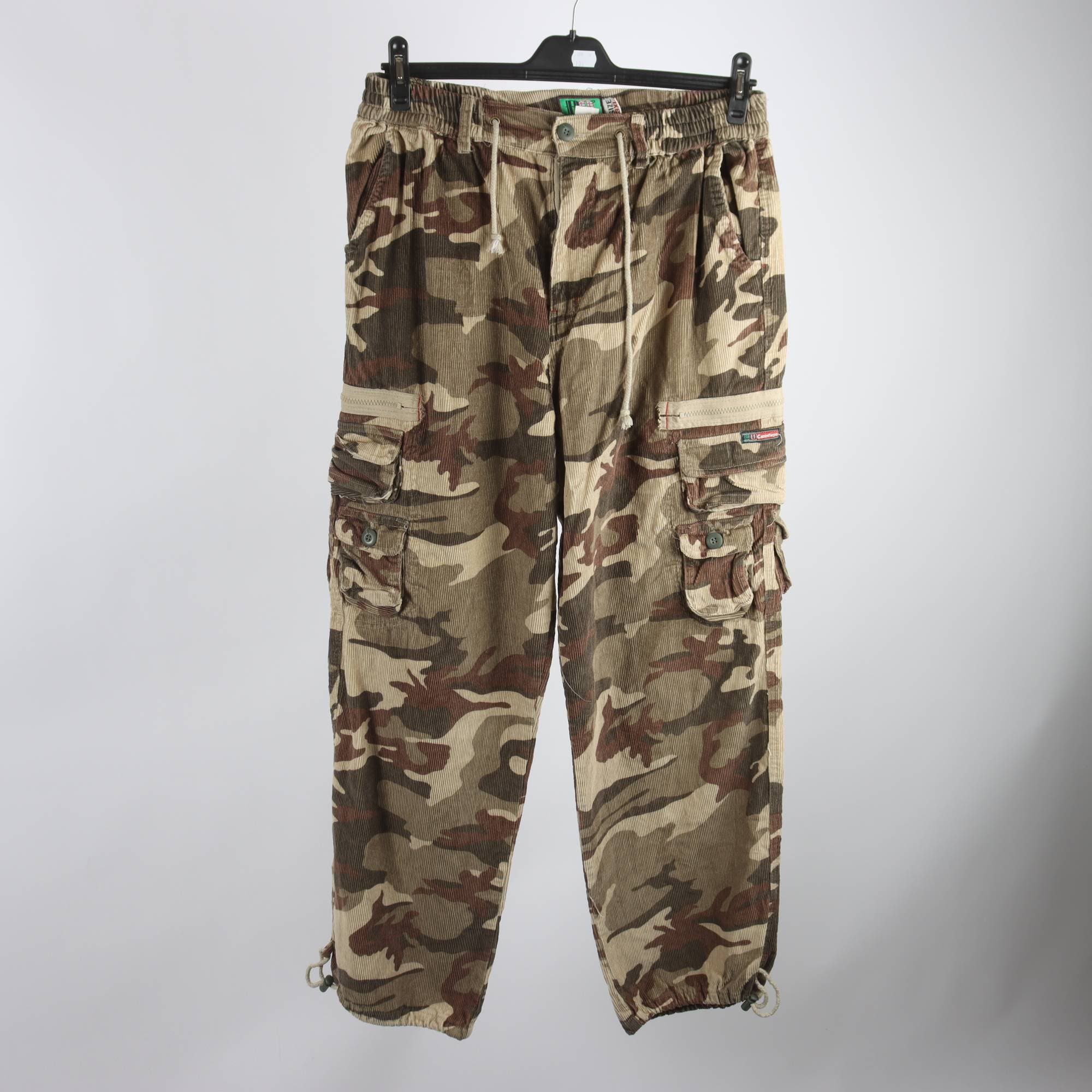 Byxor, BQ, Camoflage, grön, beige, manchester, stl. 3XL.