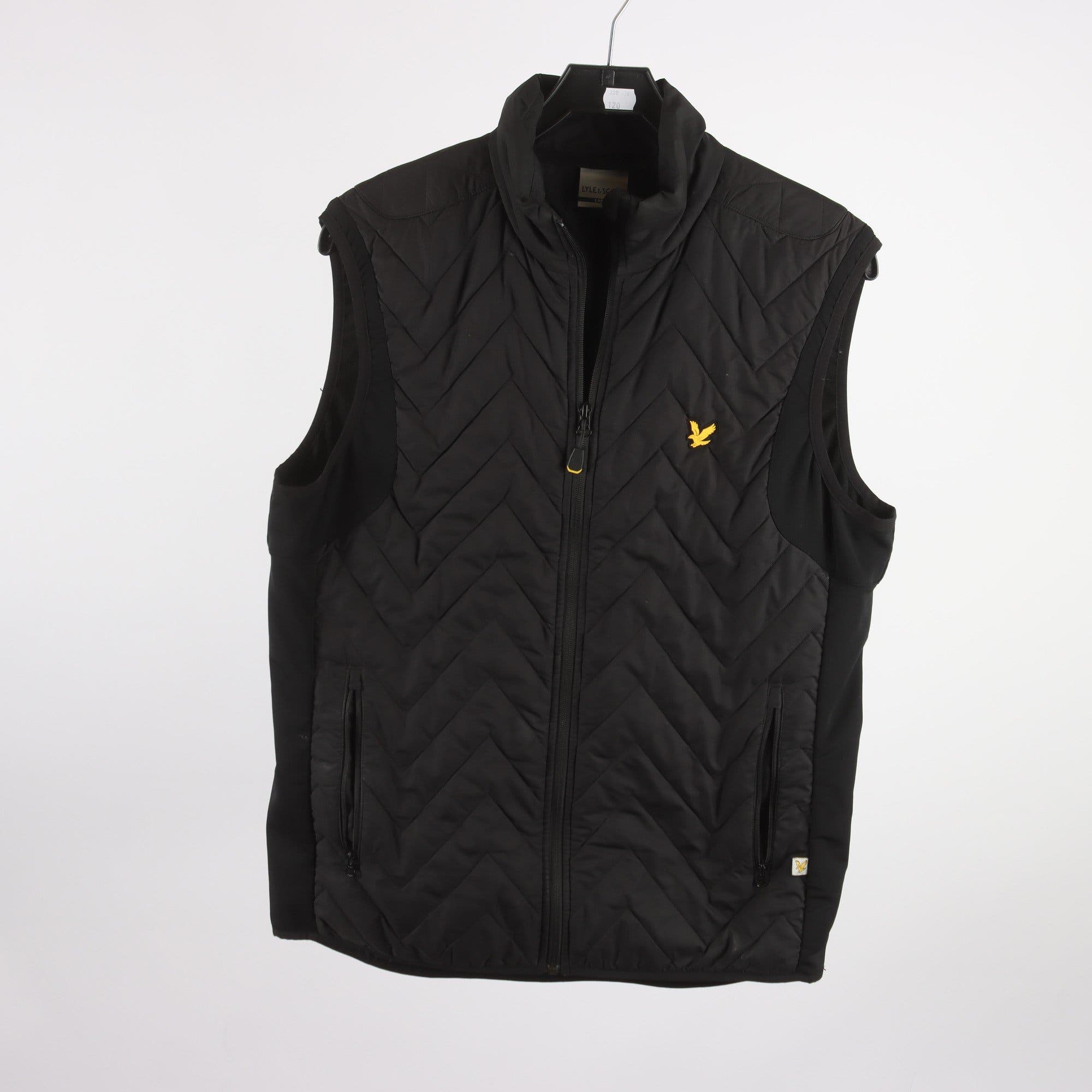 Väst, Lyle & Scott, svart, stl. L.