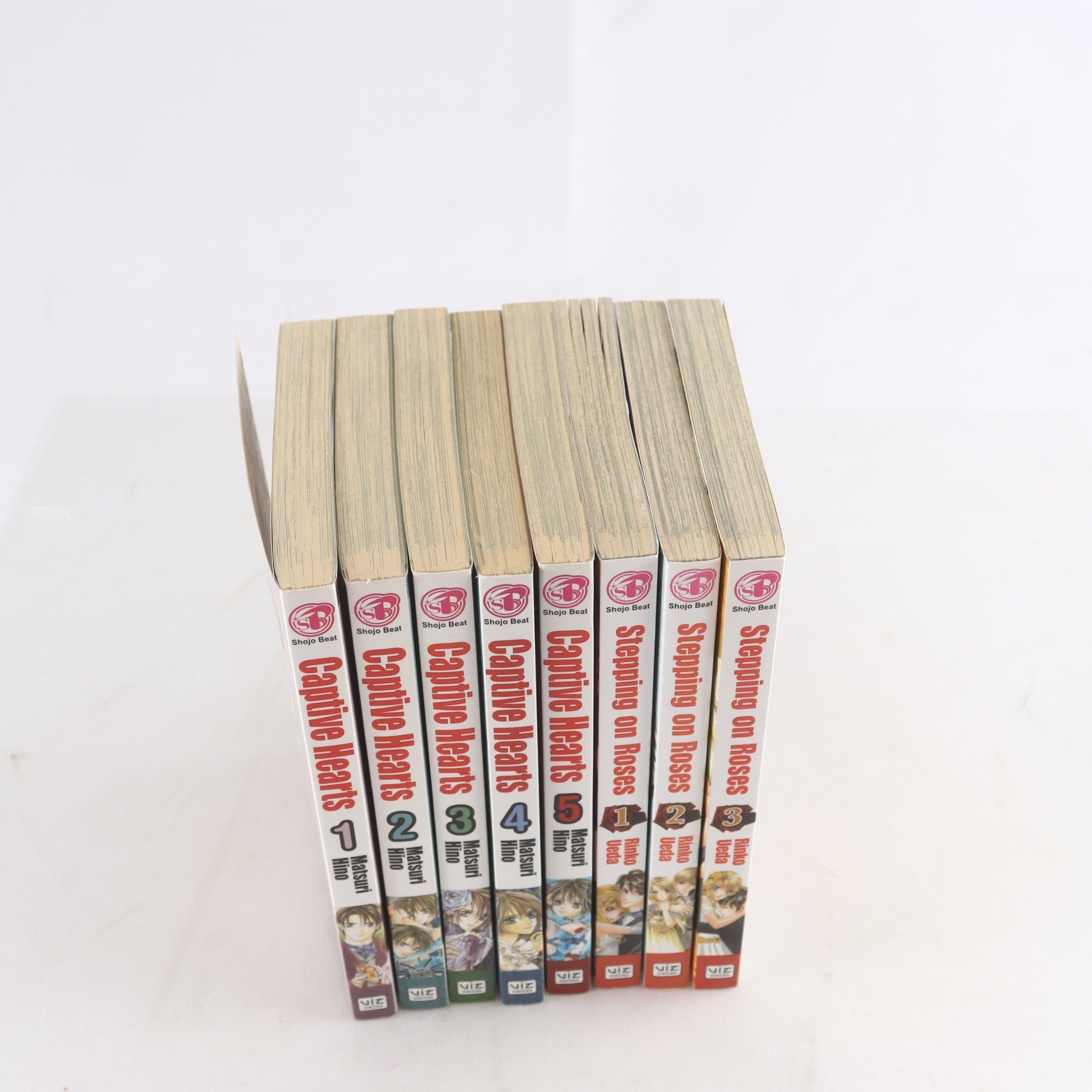 Captive Hearts Vol. 1-5 + Stepping on Roses Vol. 1-3
