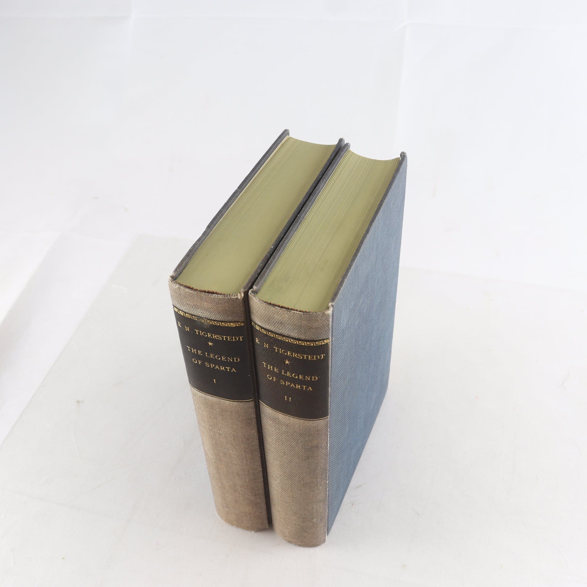 E. N. Tigerstedt, The Legend of Sparta, Vol. I-II (med dedikation)