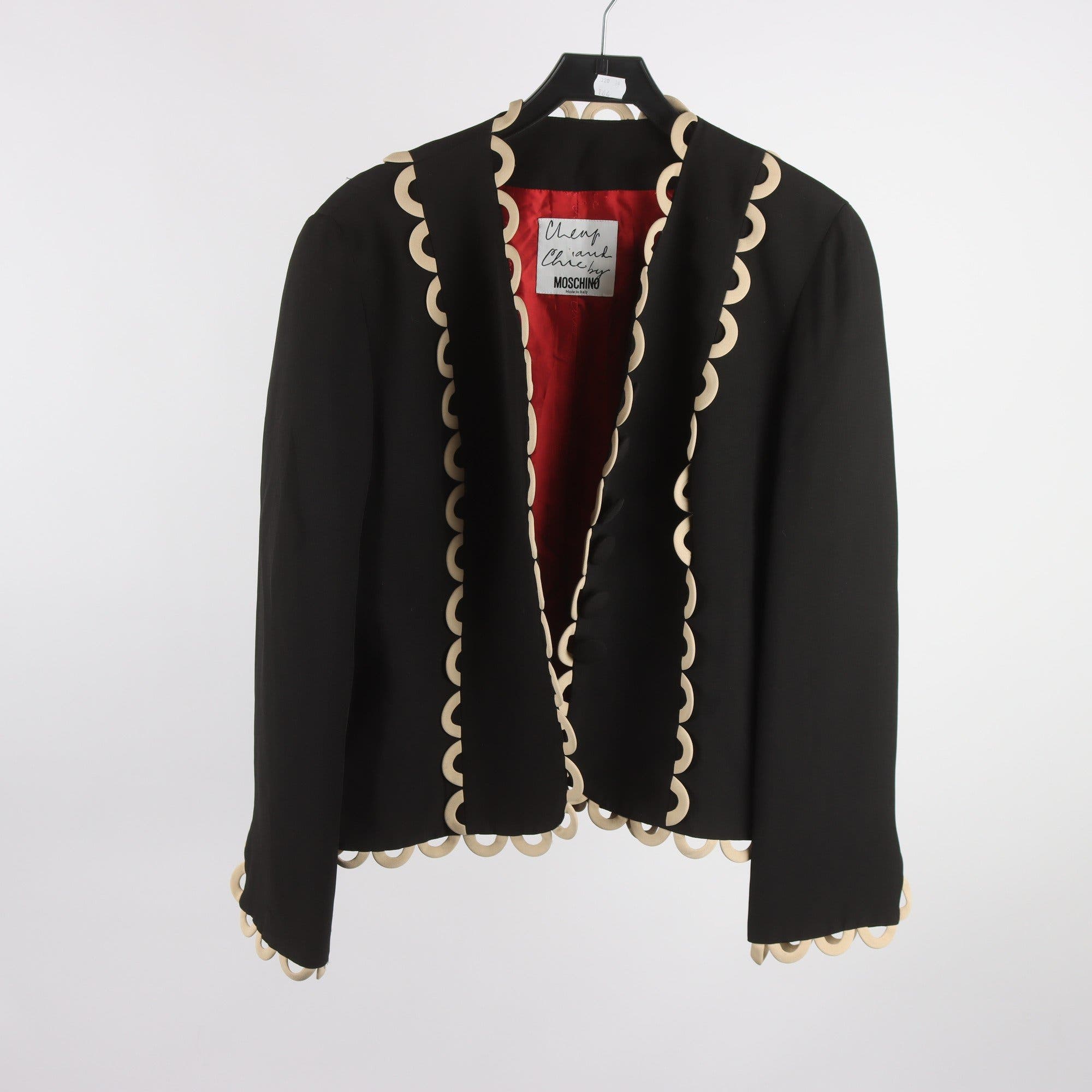Jacka, Cheap and chic by Moschino, svart, stl. 40.
