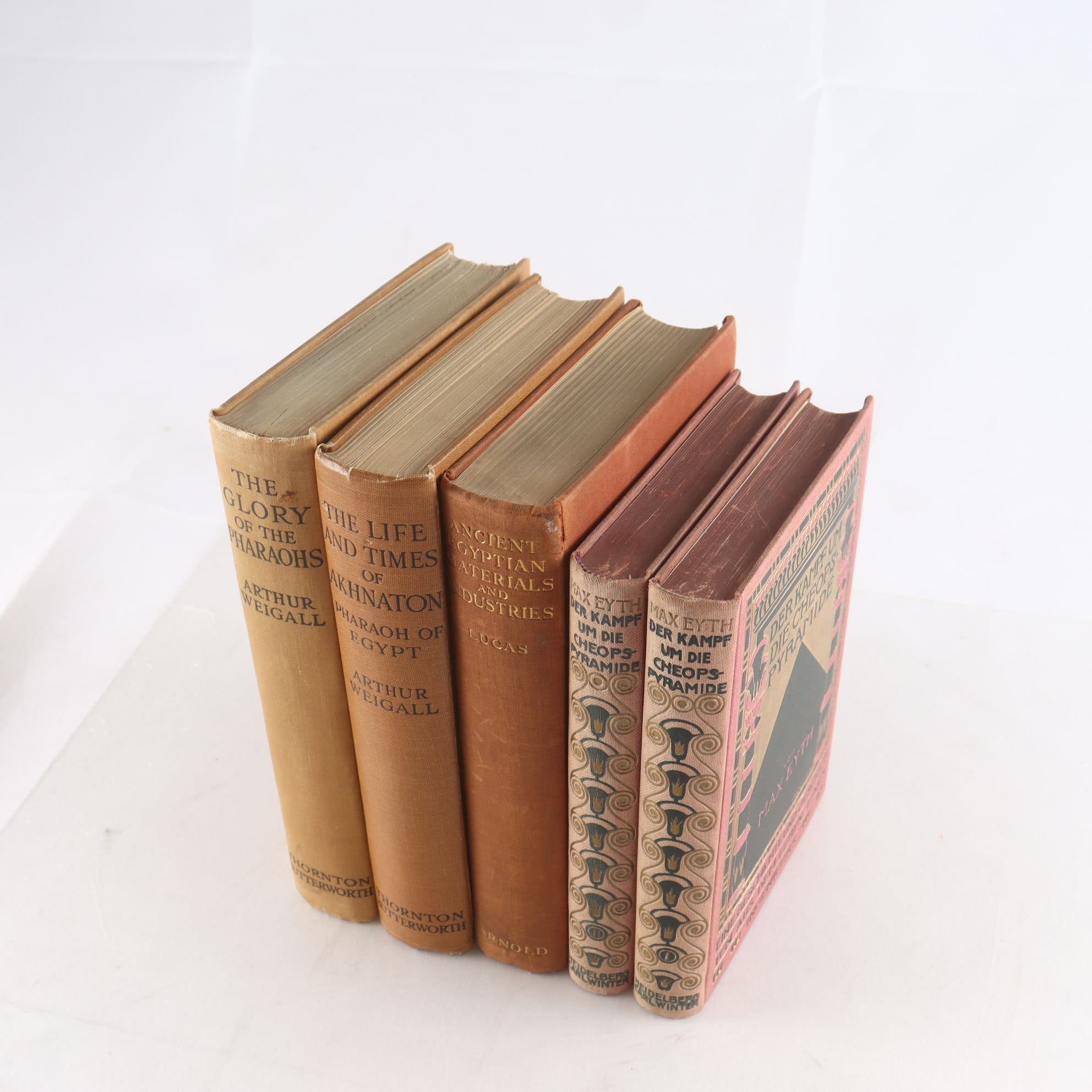 Egyptologi, bokpaket med 5 volymer