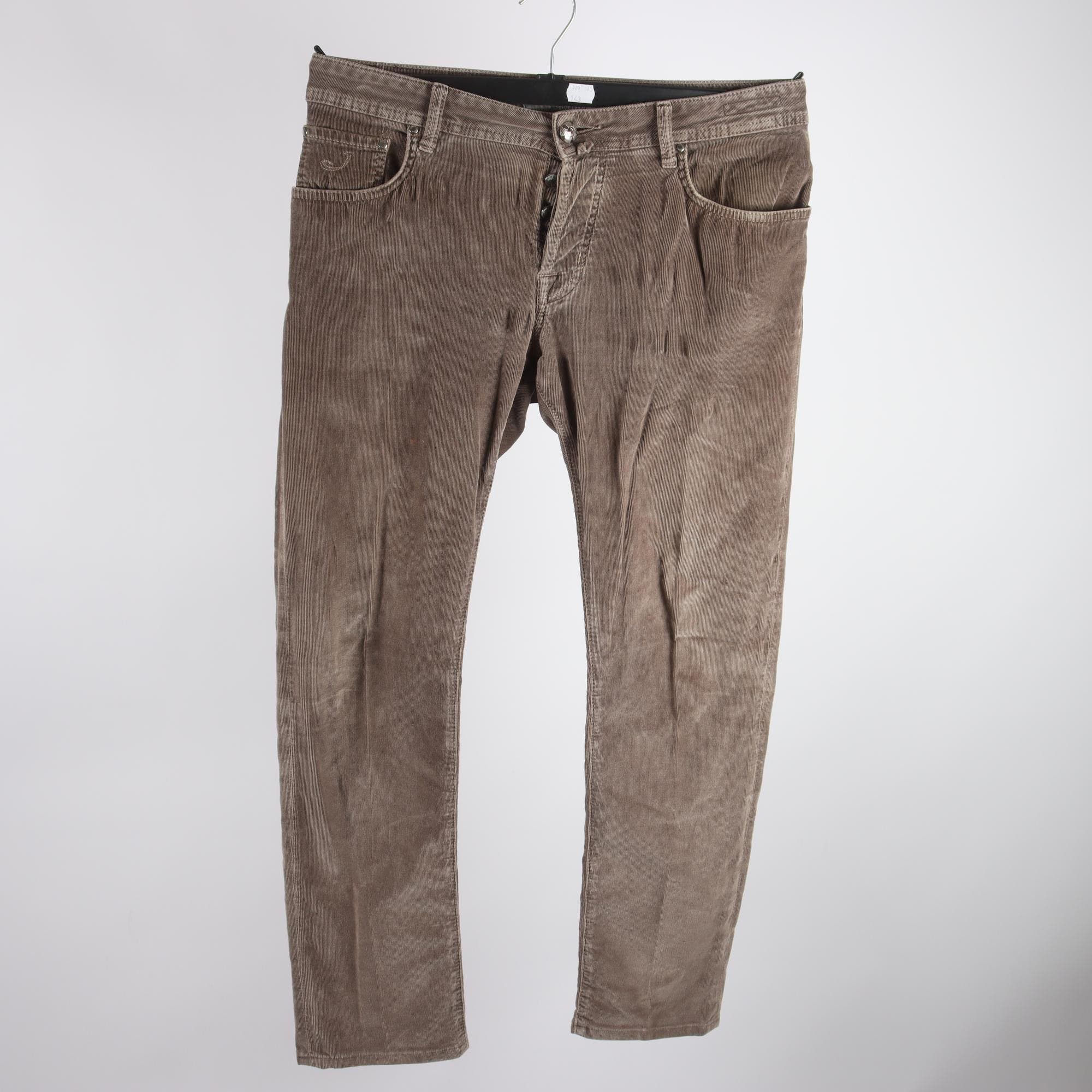 Byxor, Jacob Cohen, grå/beige, manchester, PW622, stl. 33″.