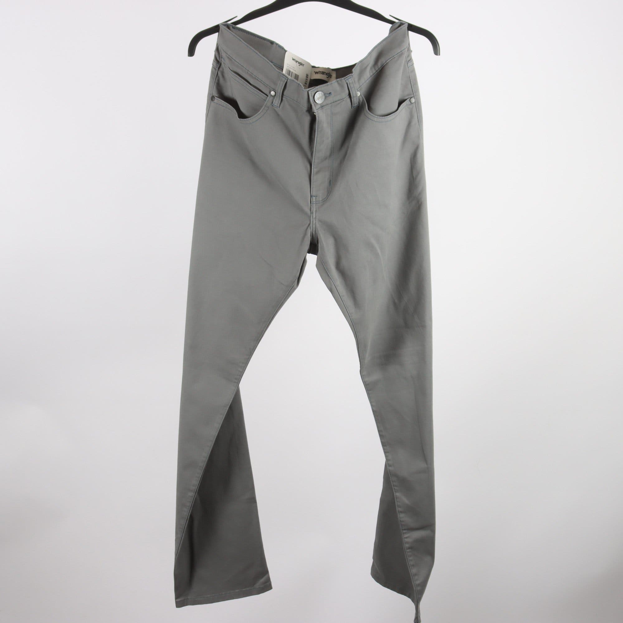 Byxor, Wrangler, grå, stl. 34″/34.