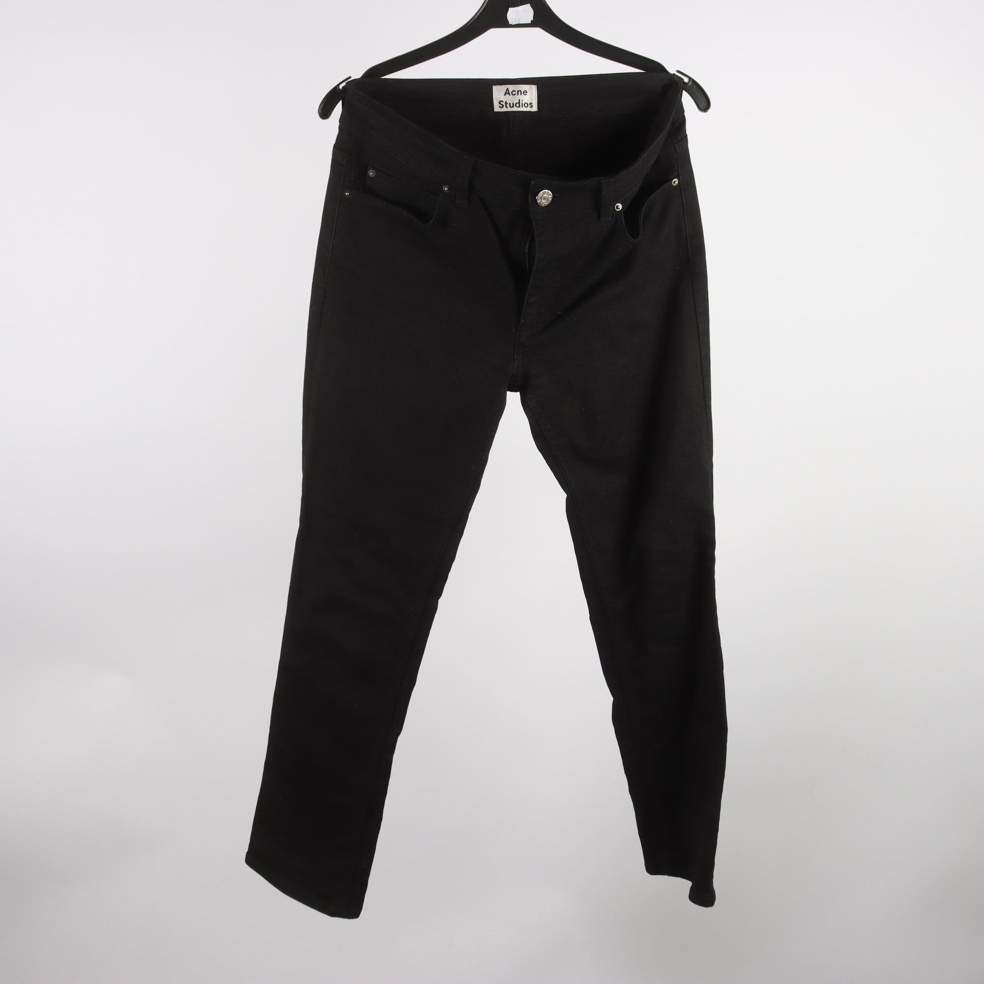 Jeans, Acne Studios, Jet Noir, svart, stl. 29″/32.