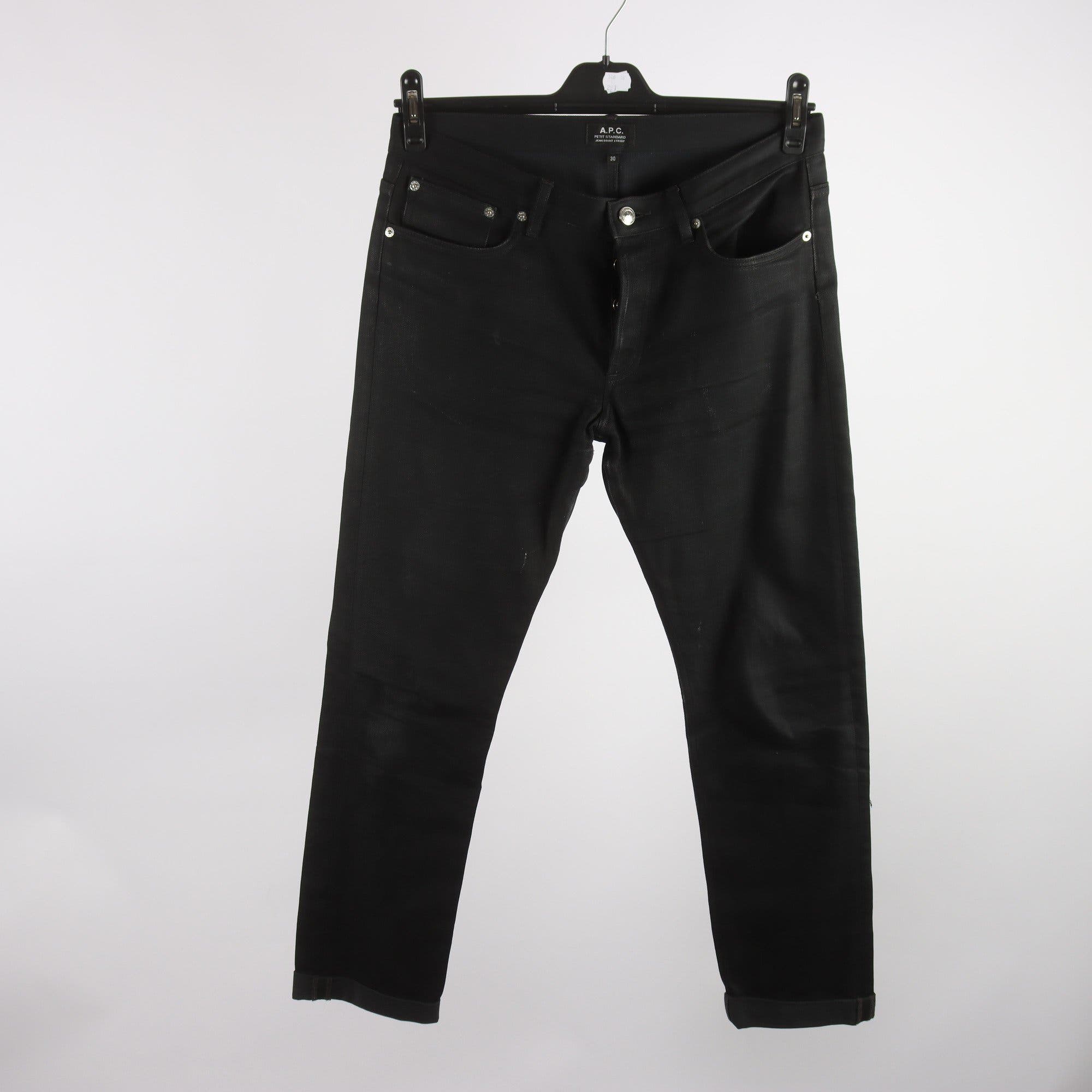 Jeans, A.P.C, svart, stl. 30″.