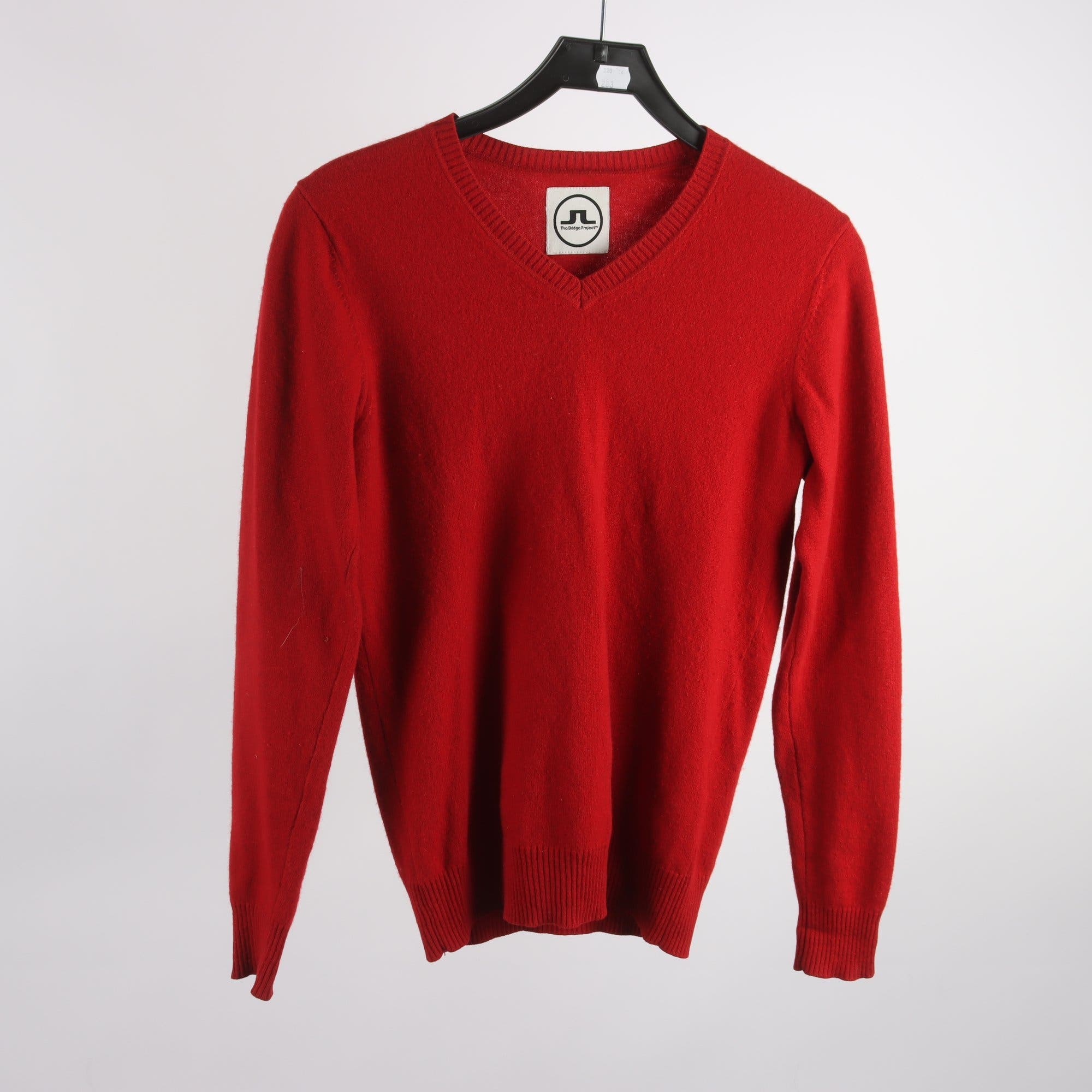 Tröja, J.Lindeberg, röd, 100% cashmere, stl. XS.