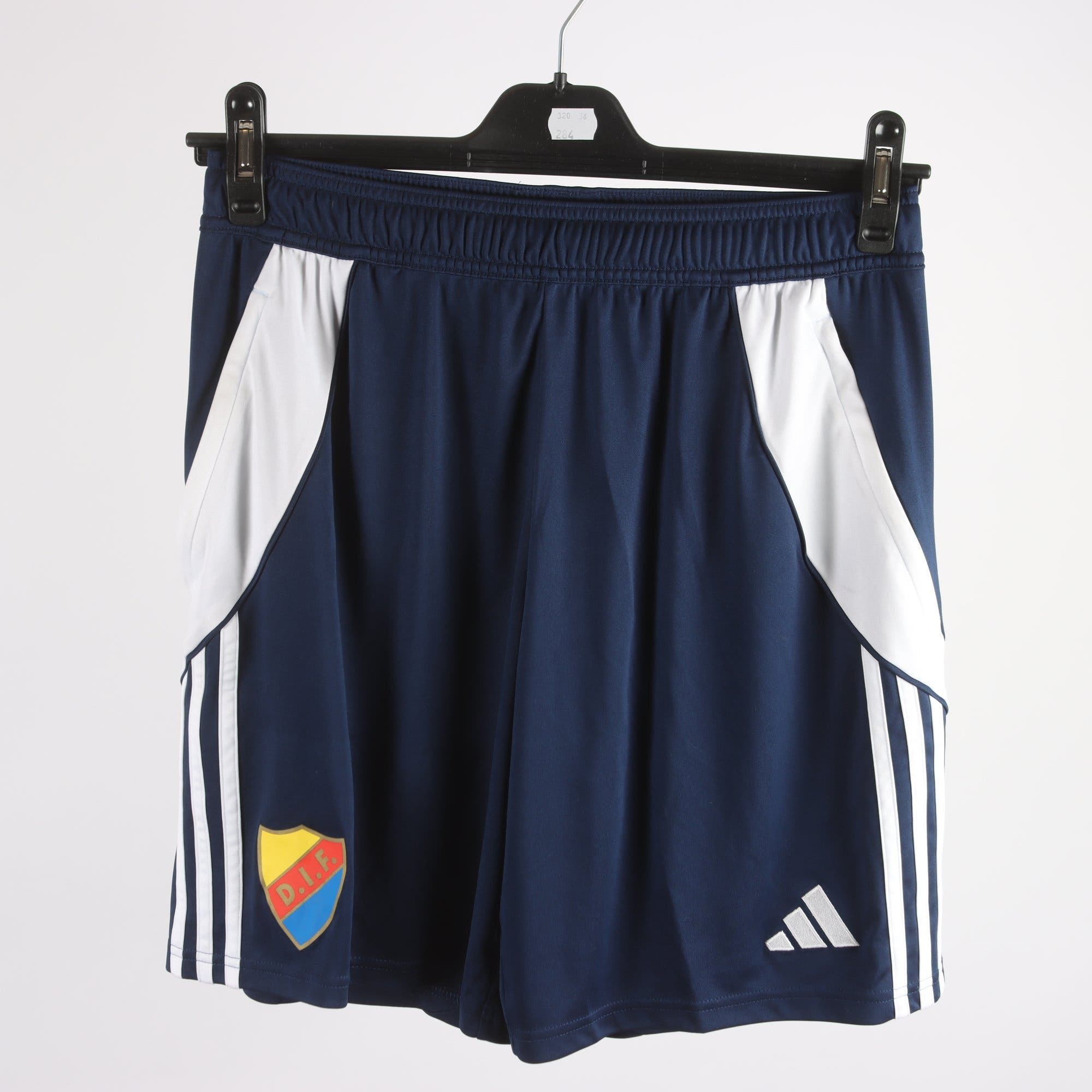 Träningsshorts, Adidas, Djurgården, DIF, blå, stl. M.
