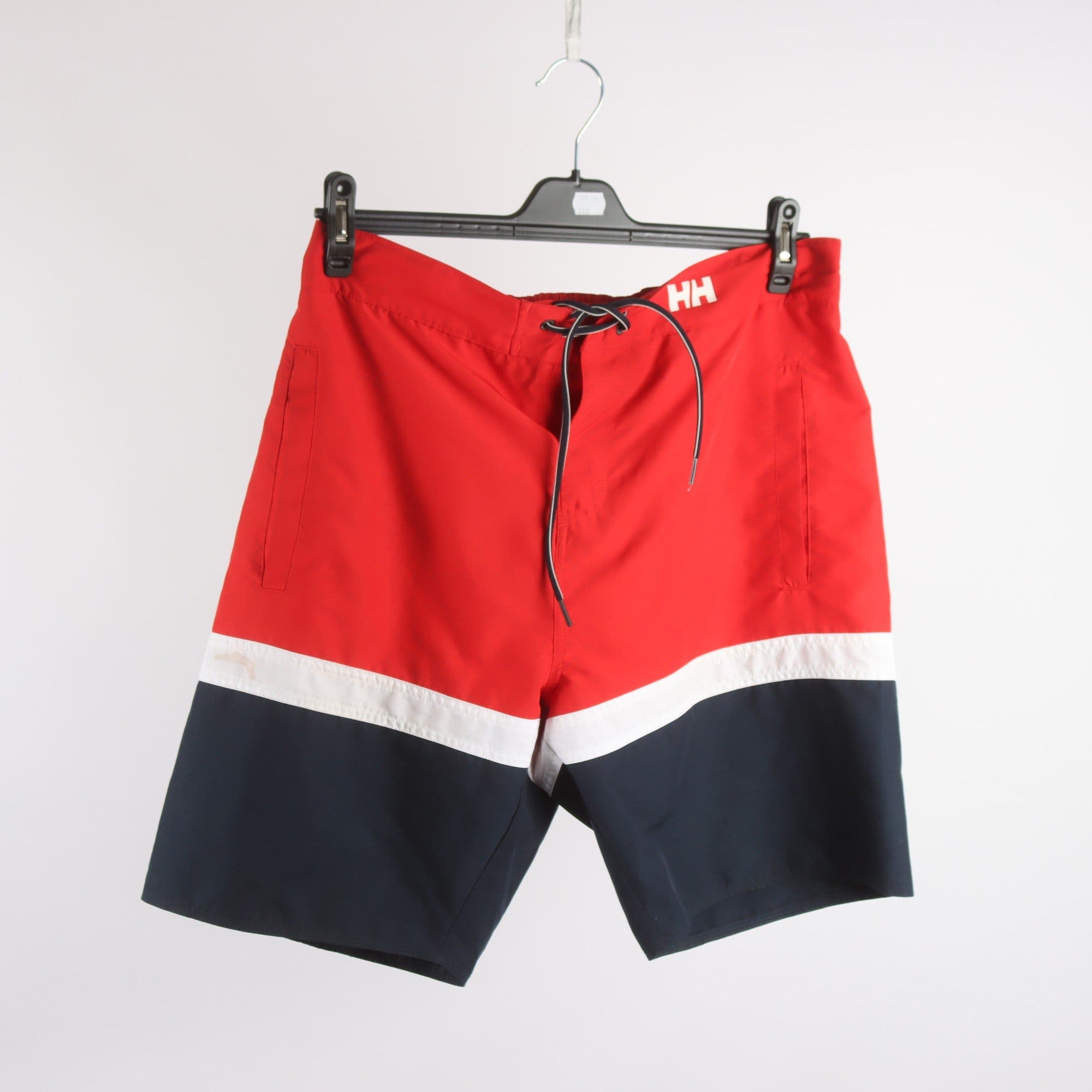Badbyxor, Helly Hansen,röd, stl. 34″.