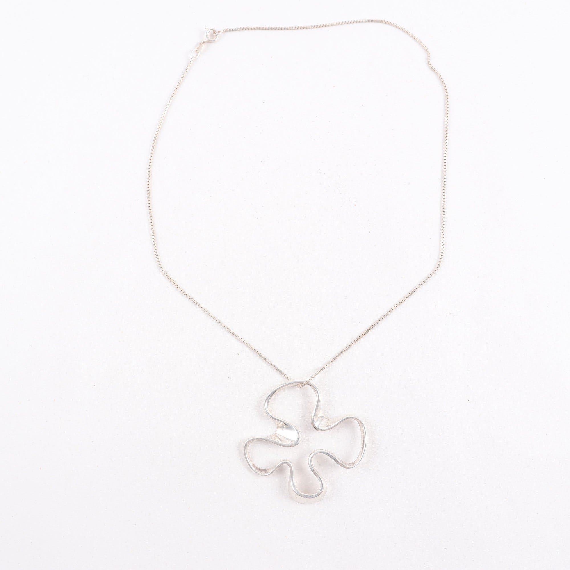 Halsband & hänge, silver