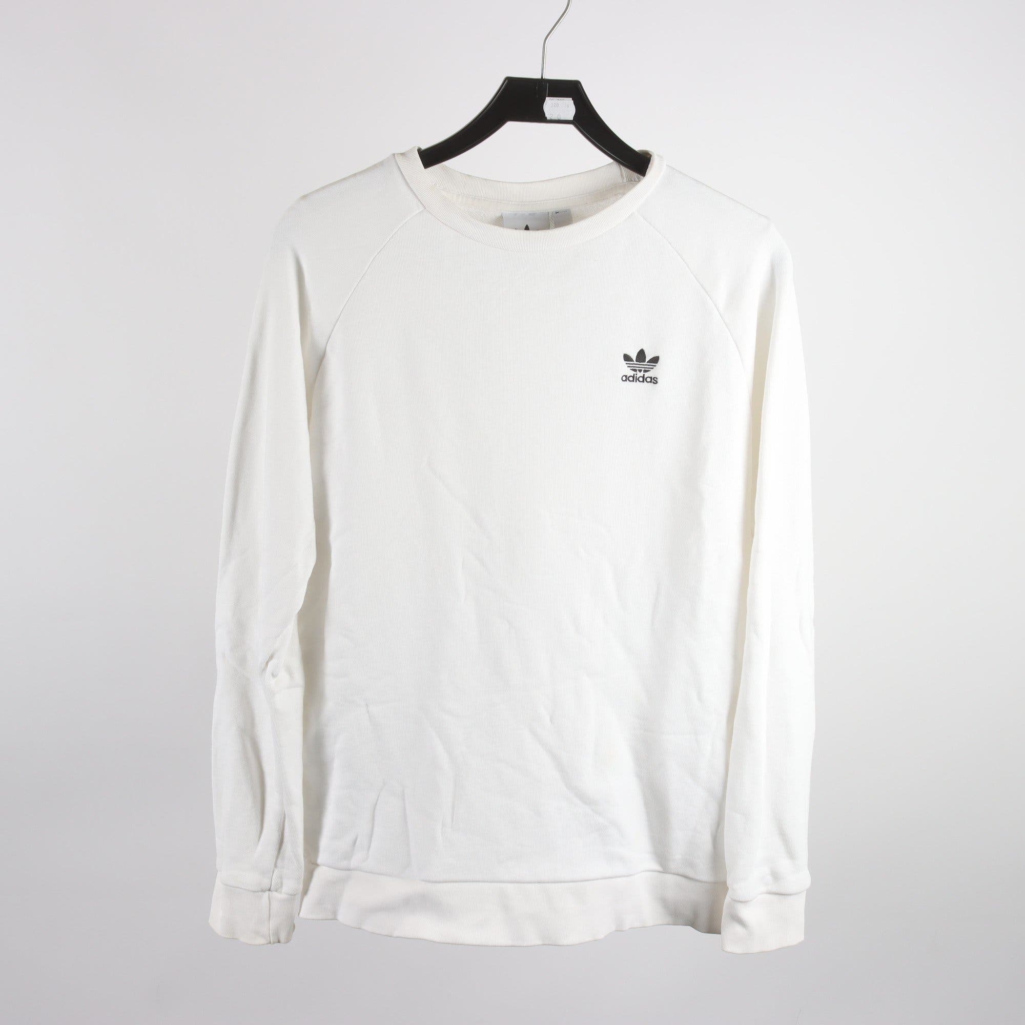 Sweatshirt, Adidas, vit, stl. M.