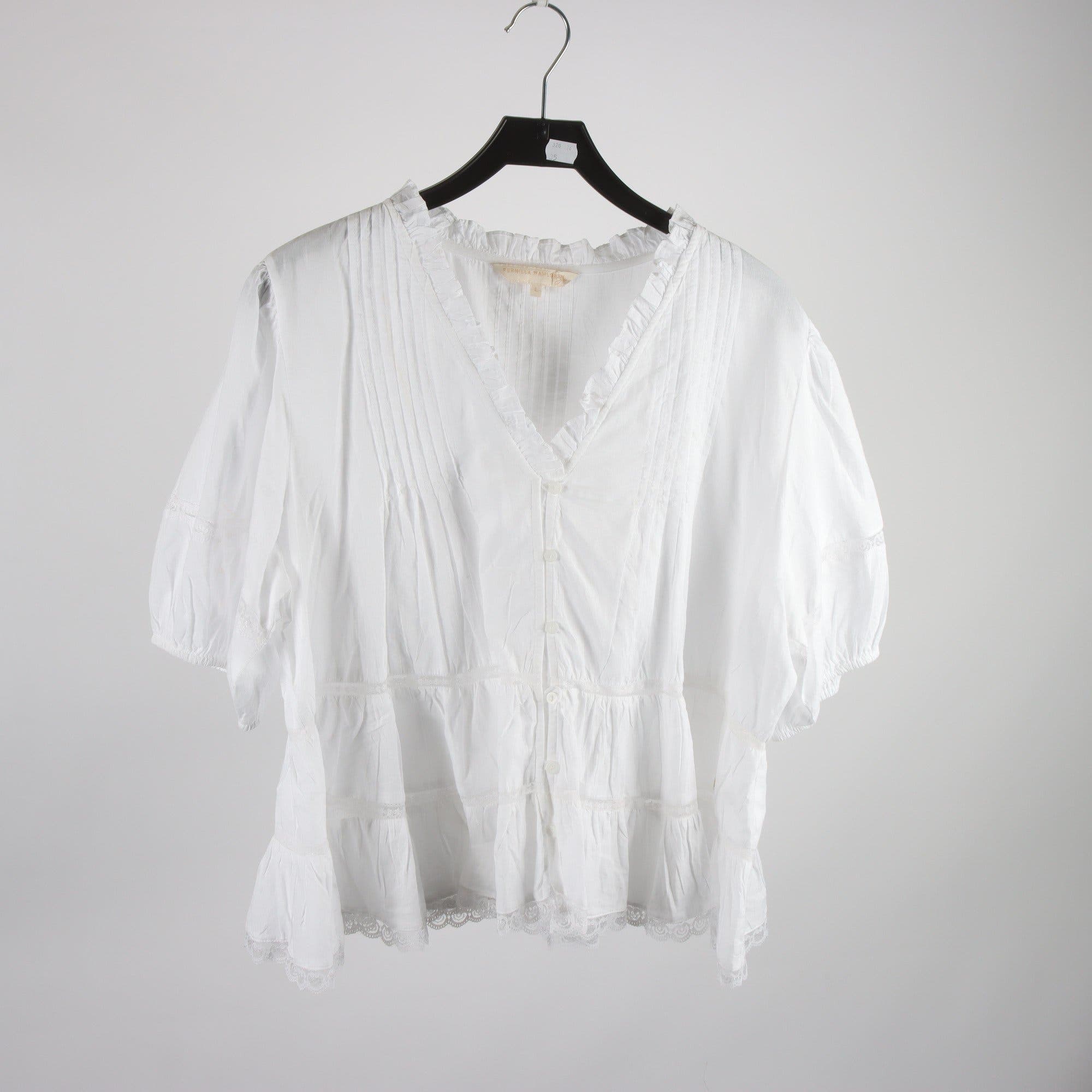 Blus, Pernilla, Wahlgren, vit, stl. L.