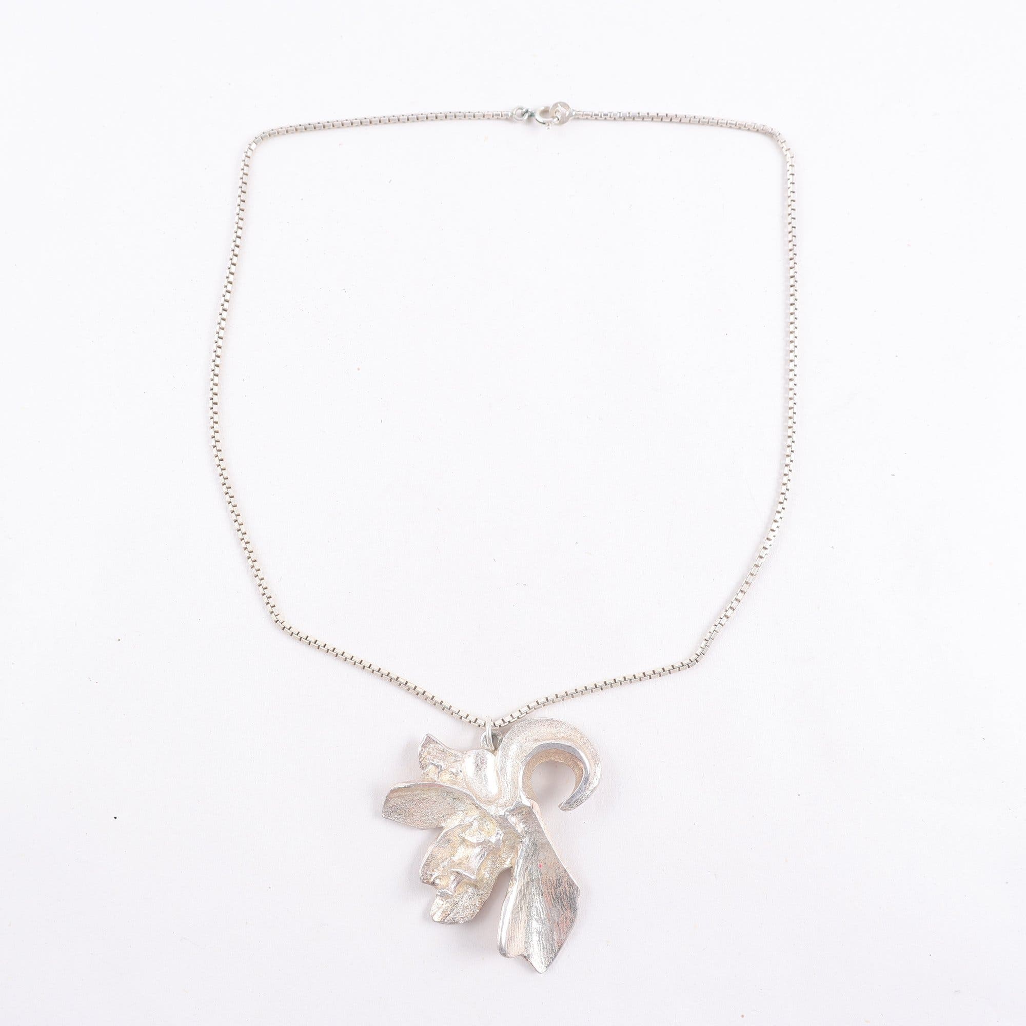Halsband & hänge, silver