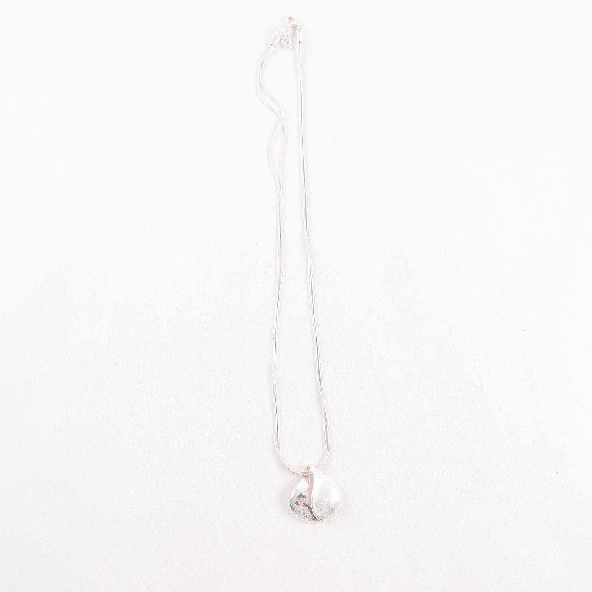 Halsband & hänge, silver