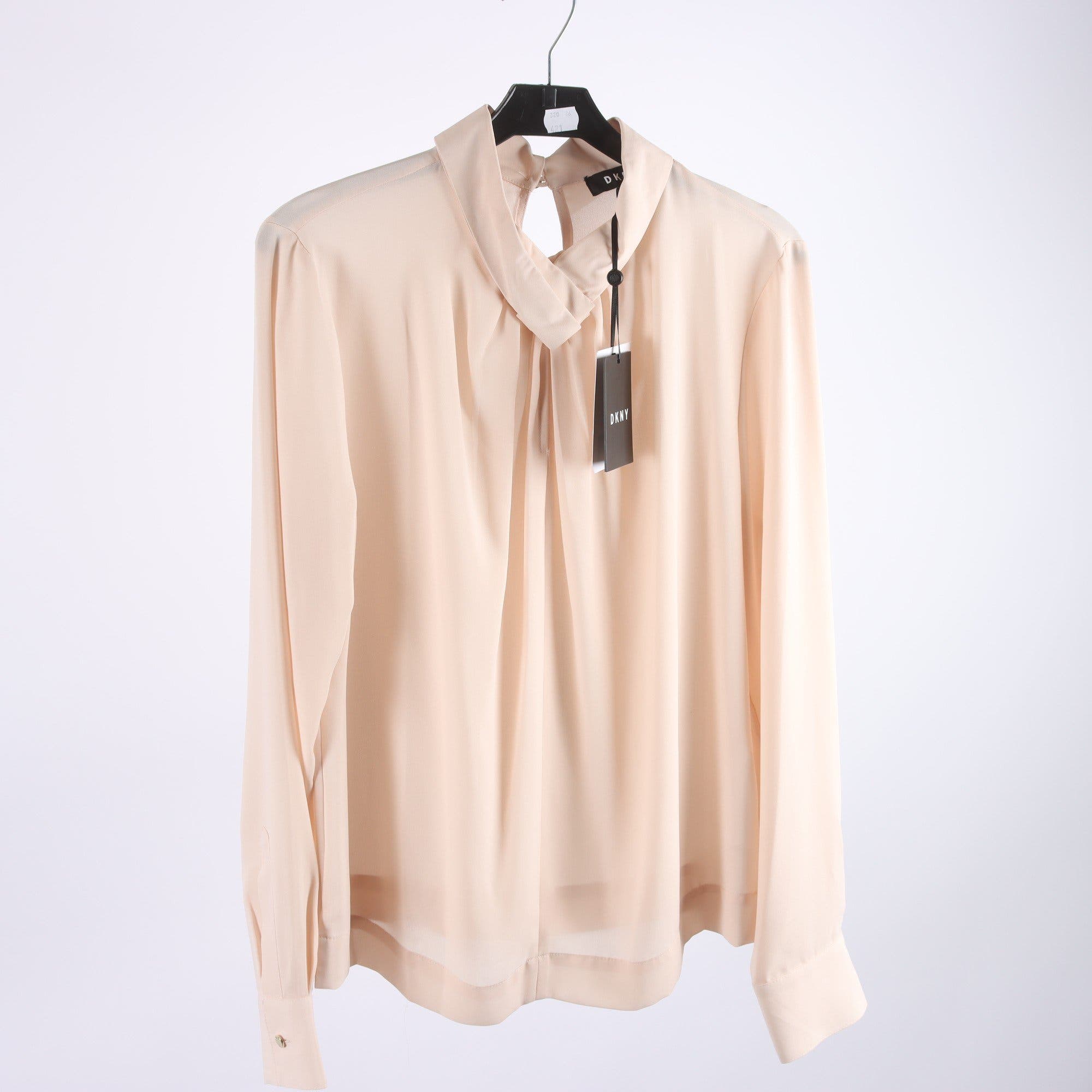 Blus, DKNY, beige, stl. S.