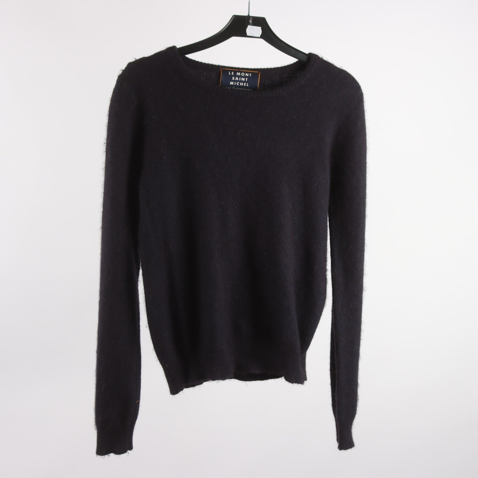 Tröja, Le Mont Saint Michel, lila, 43% angora, stl. S.