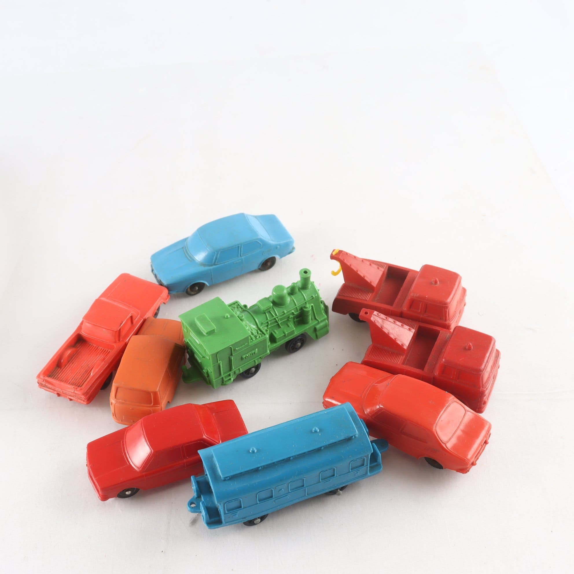 Plastfordon, galanite mfl, blandat,retro.