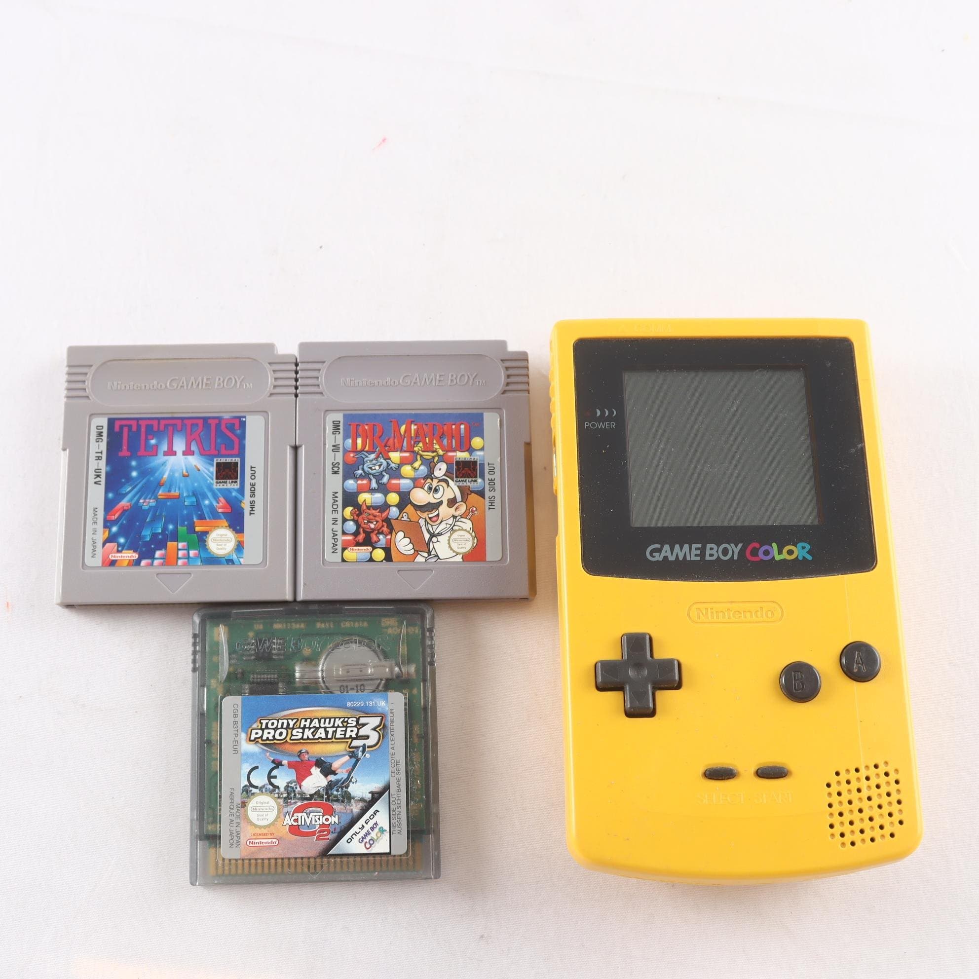Gameboy color med spel, Nintendo