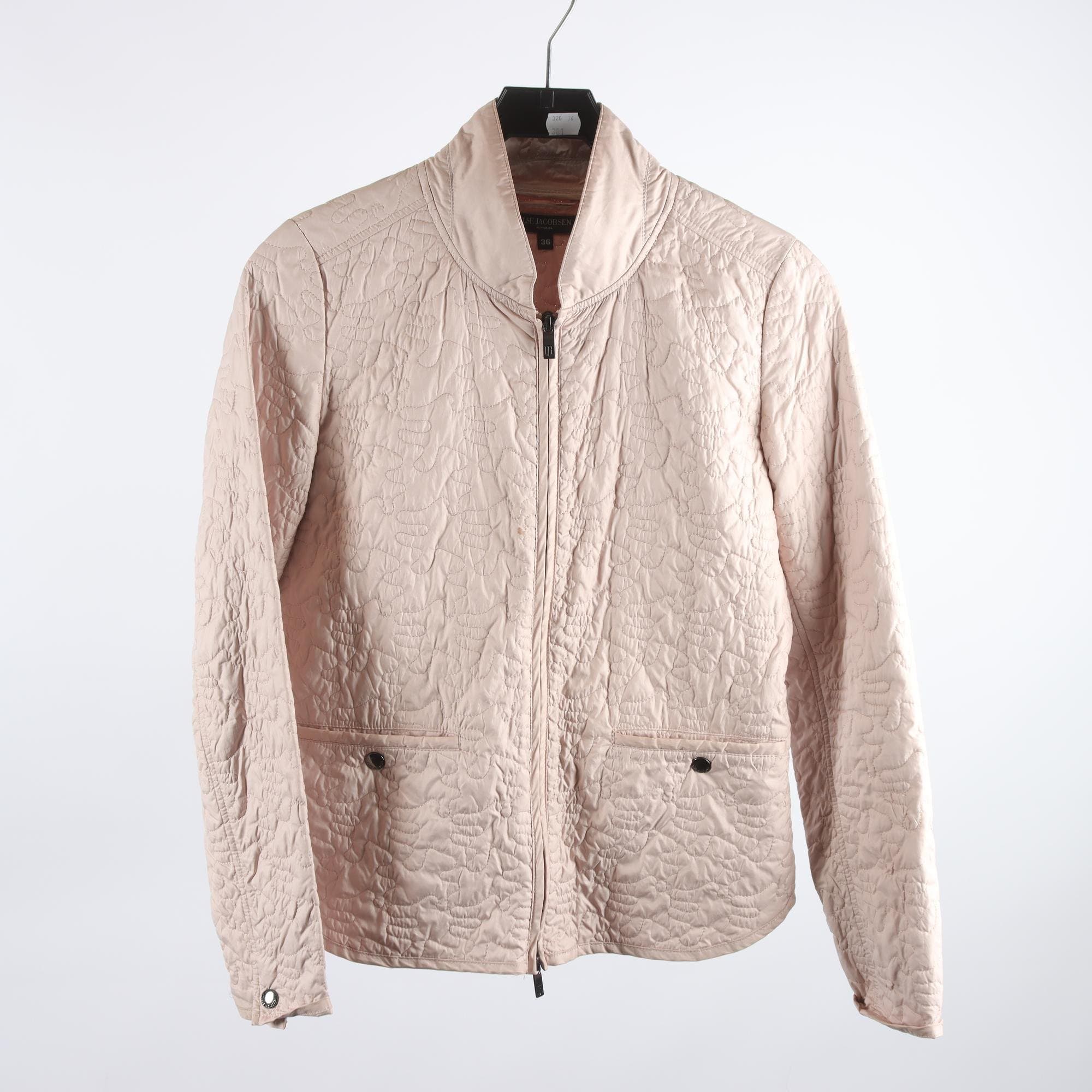 Tunn jacka, Ilse Jacobsen, beige, stl. 36.